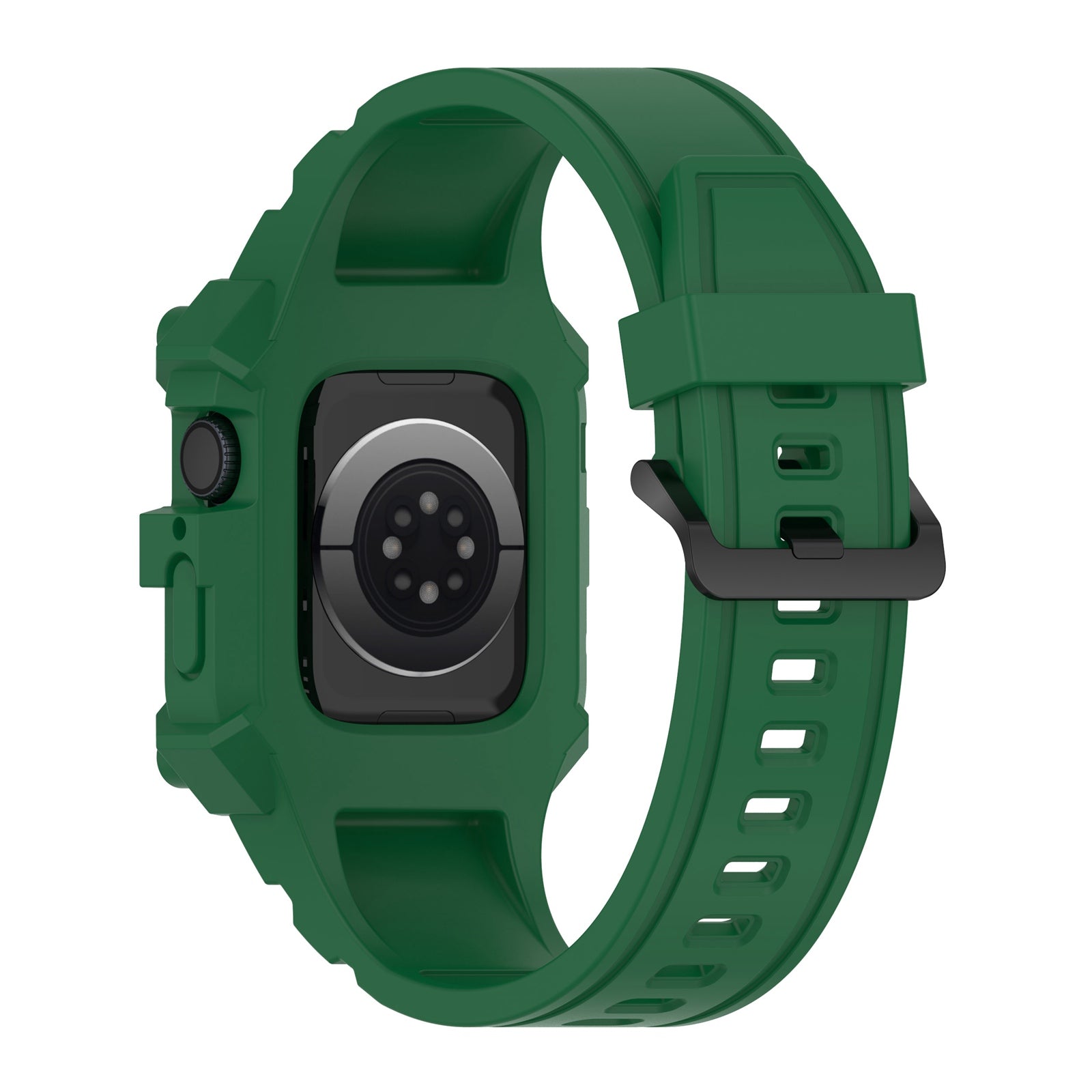 For Apple Watch Series 7 45mm Series 6 5 4 SE 44mm SE (2022) 44mm Series 1 2 3 42mm Silicone Watch Band Anti-Drop Watch Strap Replacement Parts