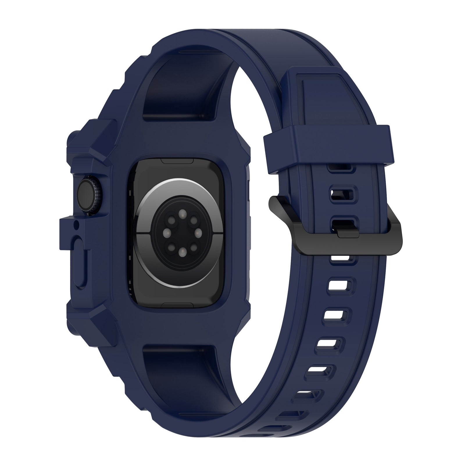 For Apple Watch Series 7 45mm Series 6 5 4 SE 44mm SE (2022) 44mm Series 1 2 3 42mm Silicone Watch Band Anti-Drop Watch Strap Replacement Parts