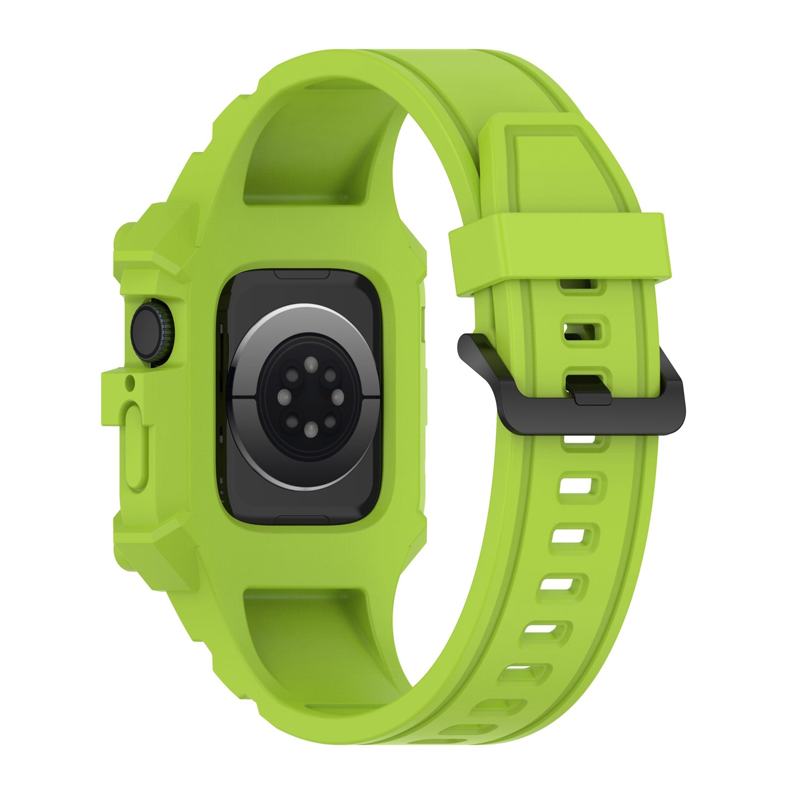 For Apple Watch Series 7 45mm Series 6 5 4 SE 44mm SE (2022) 44mm Series 1 2 3 42mm Silicone Watch Band Anti-Drop Watch Strap Replacement Parts