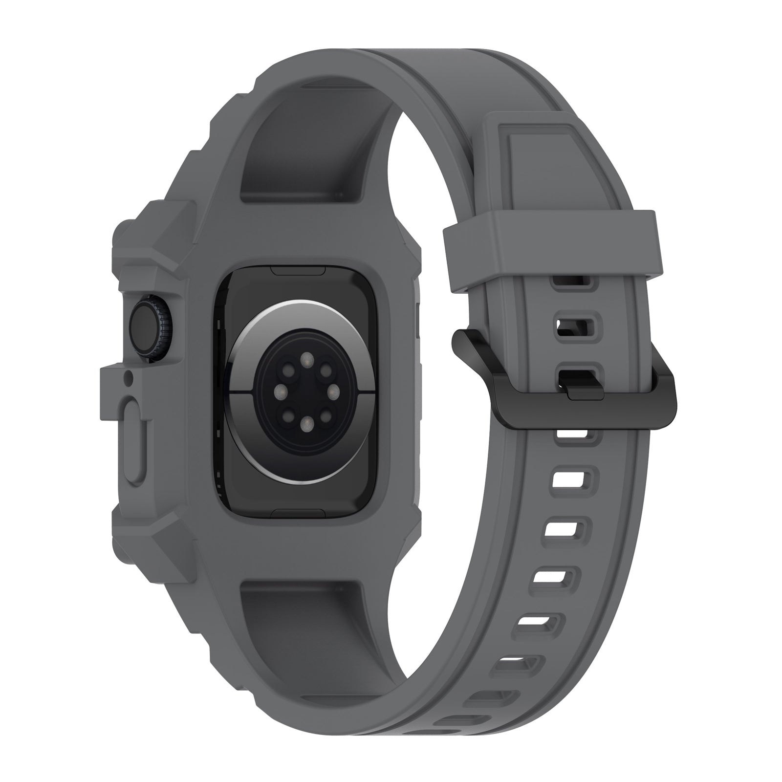 For Apple Watch Series 7 45mm Series 6 5 4 SE 44mm SE (2022) 44mm Series 1 2 3 42mm Silicone Watch Band Anti-Drop Watch Strap Replacement Parts