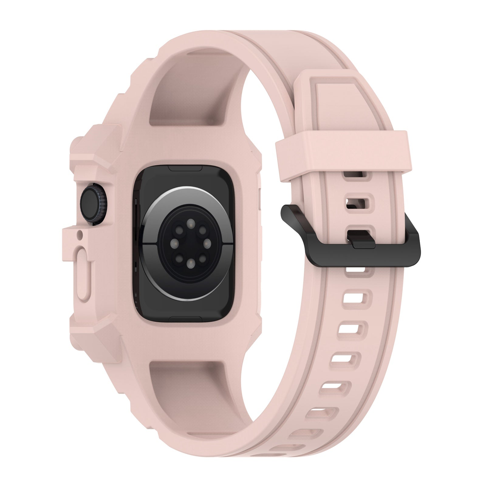 For Apple Watch Series 7 45mm Series 6 5 4 SE 44mm SE (2022) 44mm Series 1 2 3 42mm Silicone Watch Band Anti-Drop Watch Strap Replacement Parts