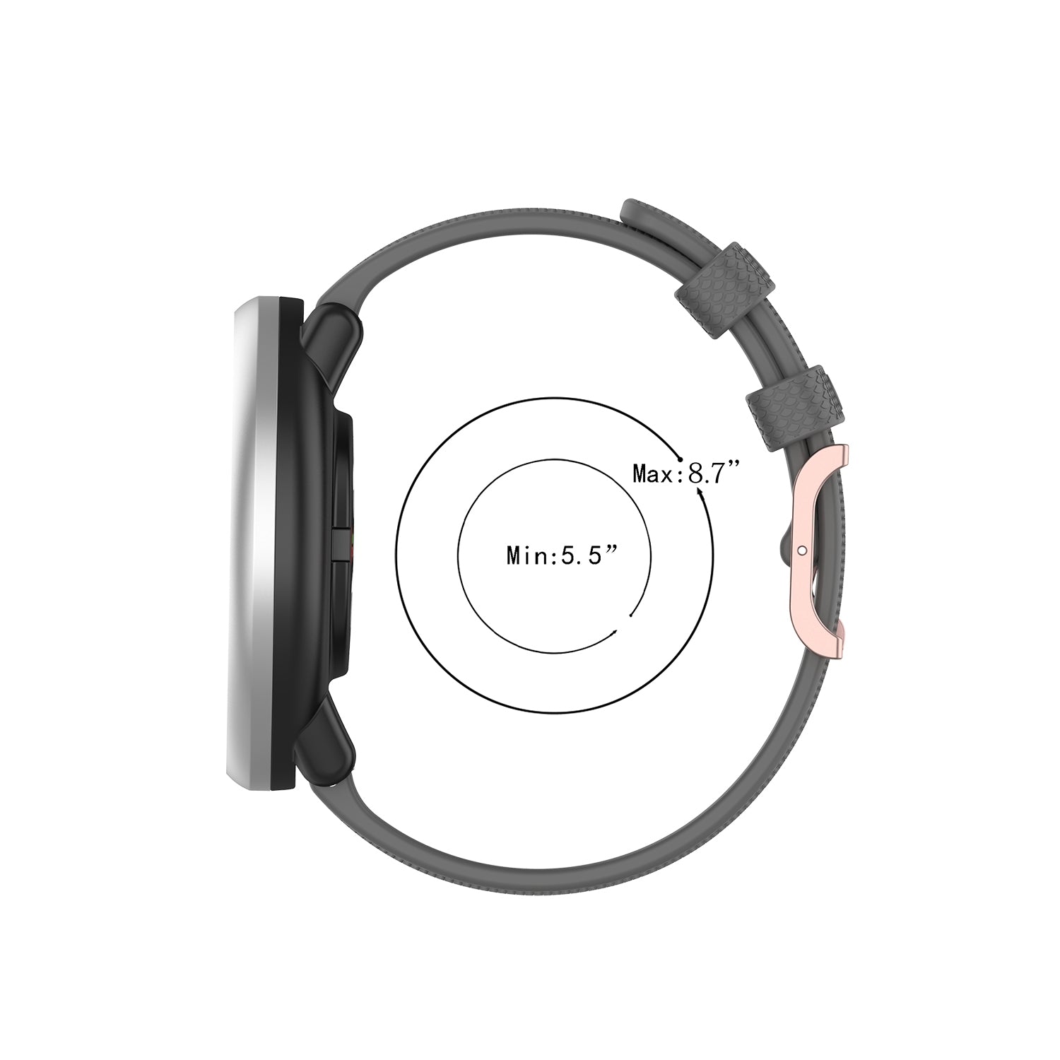 For Samsung Galaxy Watch6 40mm 44mm Watch6 Classic 43mm 47mm Watch 5 40mm 44mm 5 Pro 45mm Watch4 40mm 44mm Anti-slip Dot Texture Design Silicone Watch Band Wrist Strap