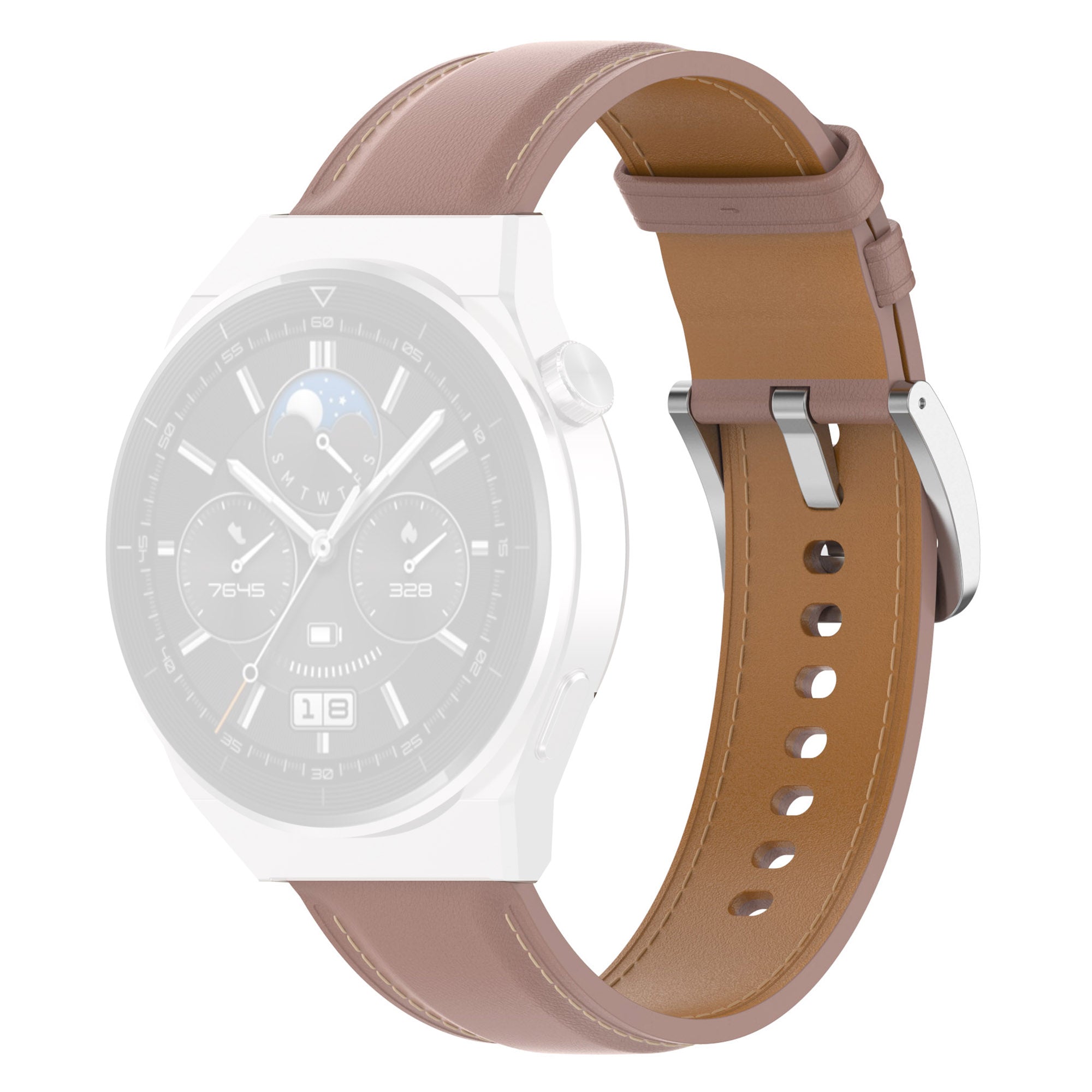 For Samsung Galaxy Watch6 40mm 44mm Watch6 Classic 43mm 47mm Watch 5 40mm 44mm 5 Pro 45mm Watch4 40mm 44mm Genuine Leather Smart Watch Band Wrist Strap