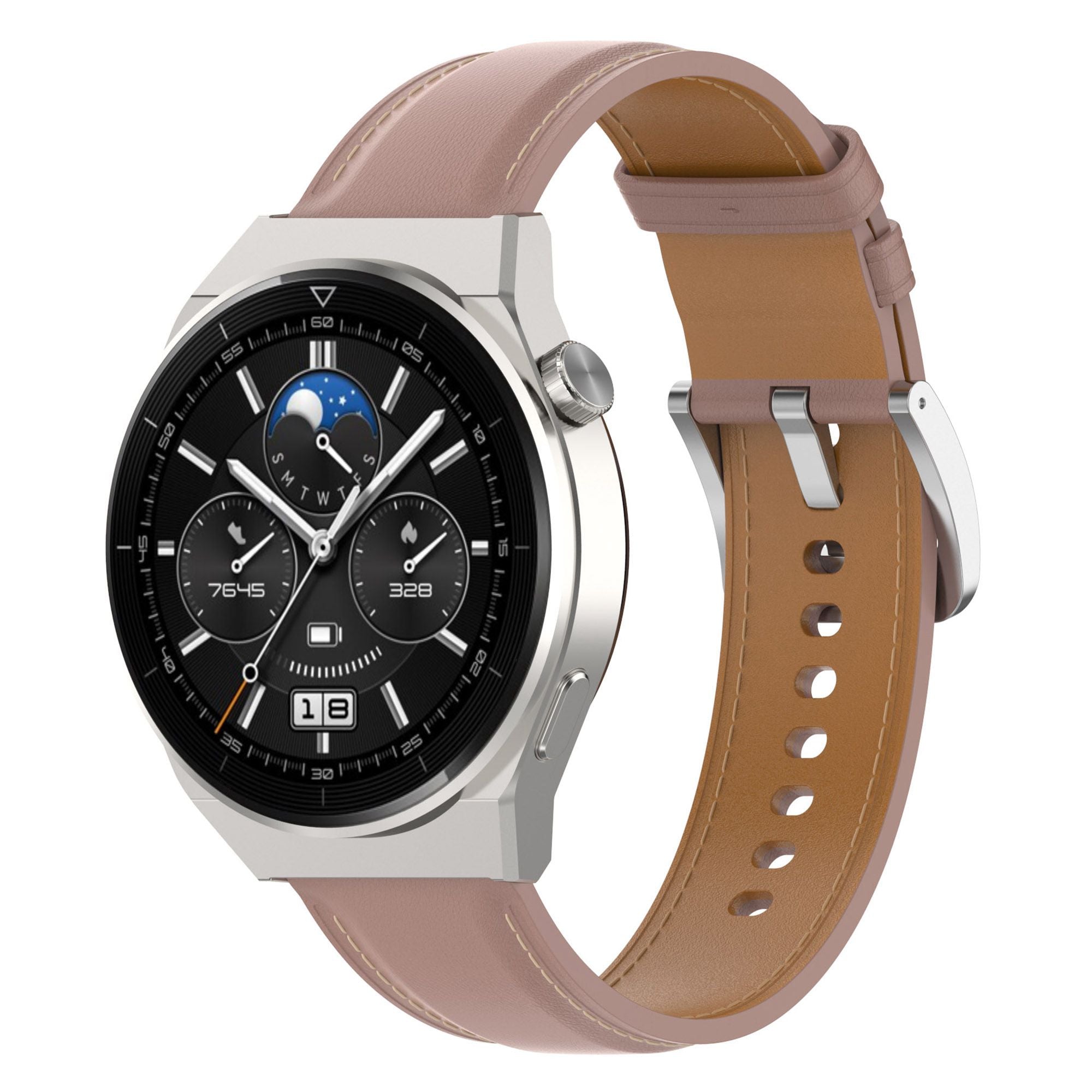 For Samsung Galaxy Watch6 40mm 44mm Watch6 Classic 43mm 47mm Watch 5 40mm 44mm 5 Pro 45mm Watch4 40mm 44mm Genuine Leather Smart Watch Band Wrist Strap