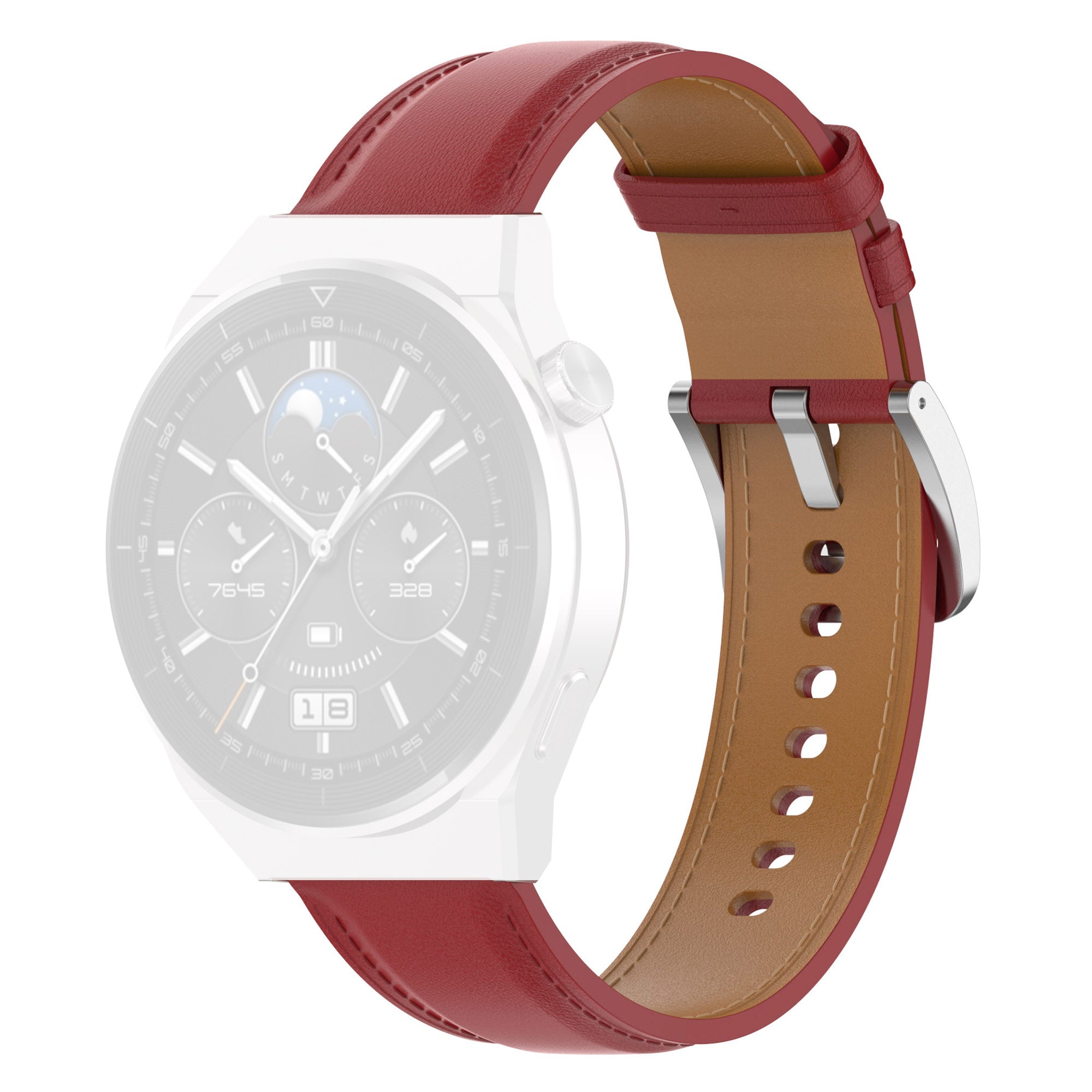 For Samsung Galaxy Watch6 40mm 44mm Watch6 Classic 43mm 47mm Watch 5 40mm 44mm 5 Pro 45mm Watch4 40mm 44mm Genuine Leather Smart Watch Band Wrist Strap