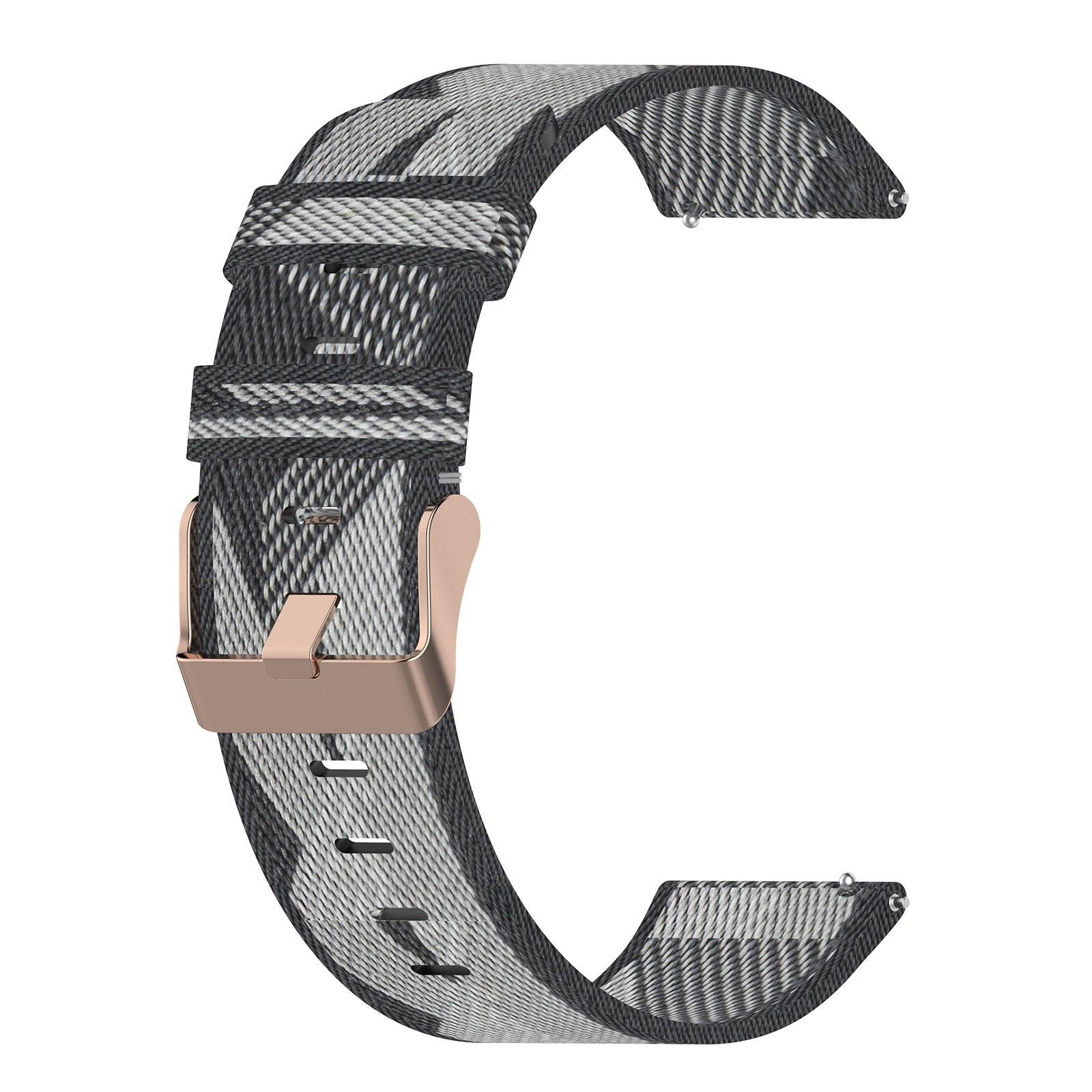For Samsung Galaxy Watch 5 40mm 44mm Watch 5 Pro 45mm Nylon Watch Band Pink Buckle Adjustable Wrist Strap