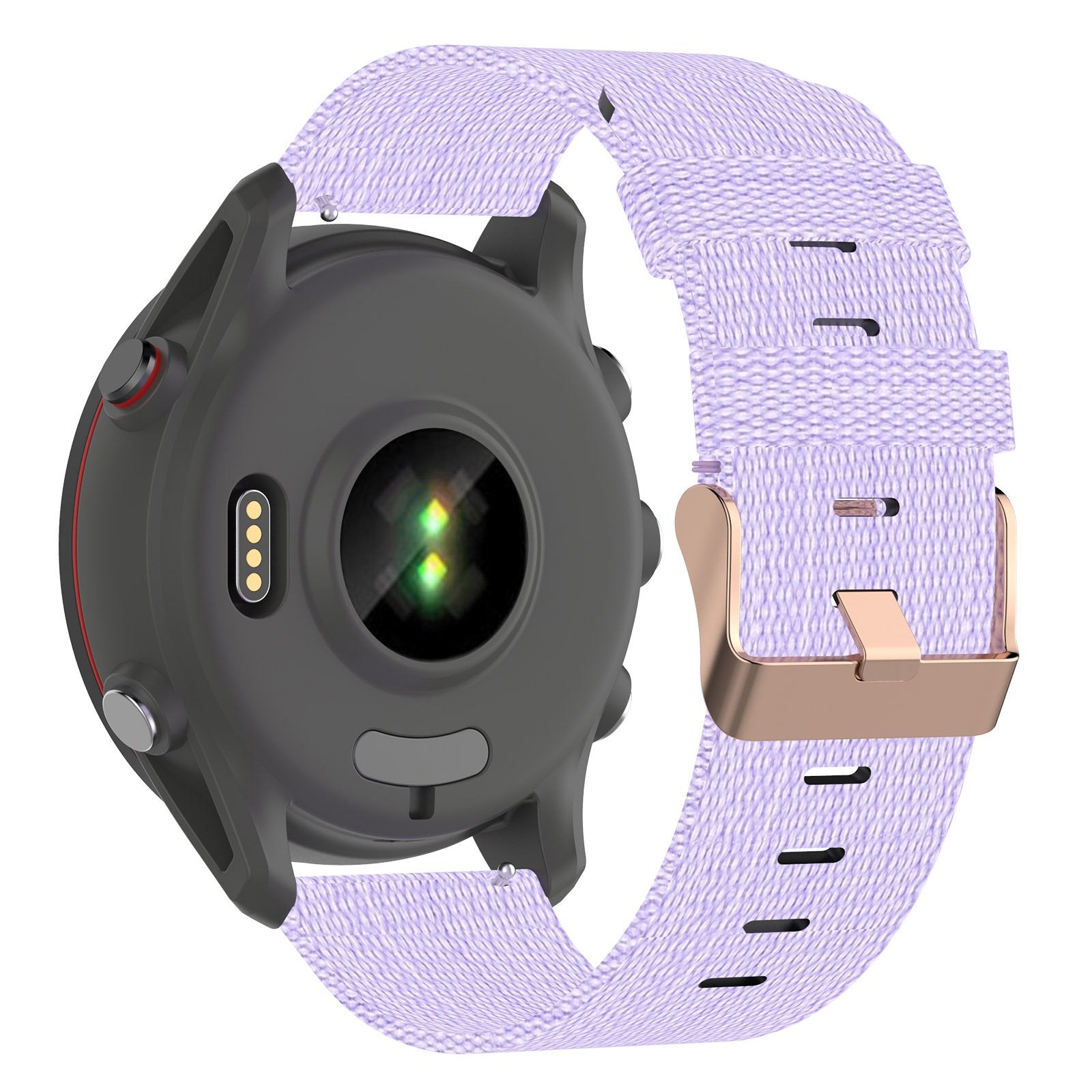 For Samsung Galaxy Watch 5 40mm 44mm Watch 5 Pro 45mm Nylon Watch Band Pink Buckle Adjustable Wrist Strap