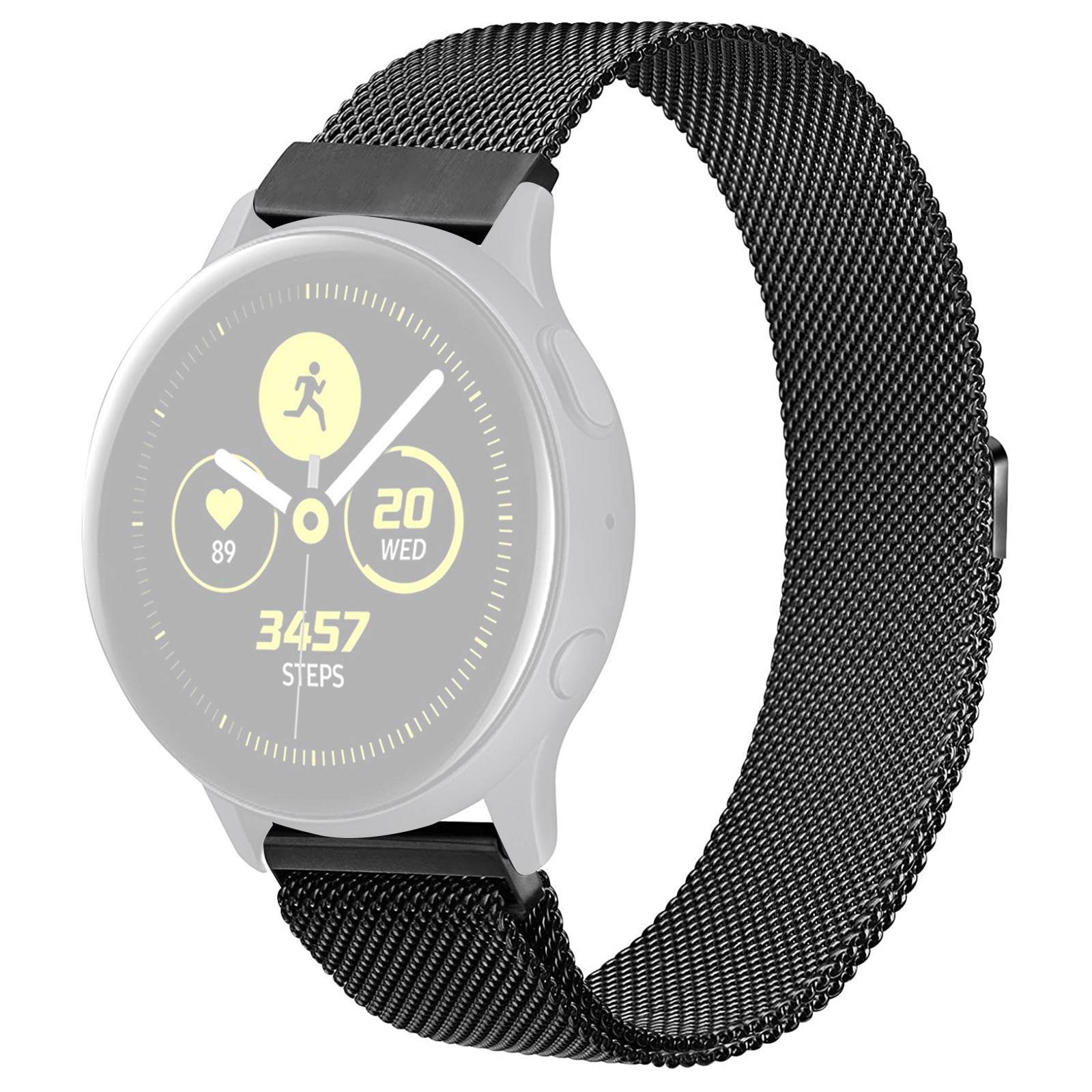 For Samsung Galaxy Watch 5 40mm 44mm Watch 5 Pro 45mm Milanese Smart Watch Band Metal Wrist Strap with Magnetic Buckle