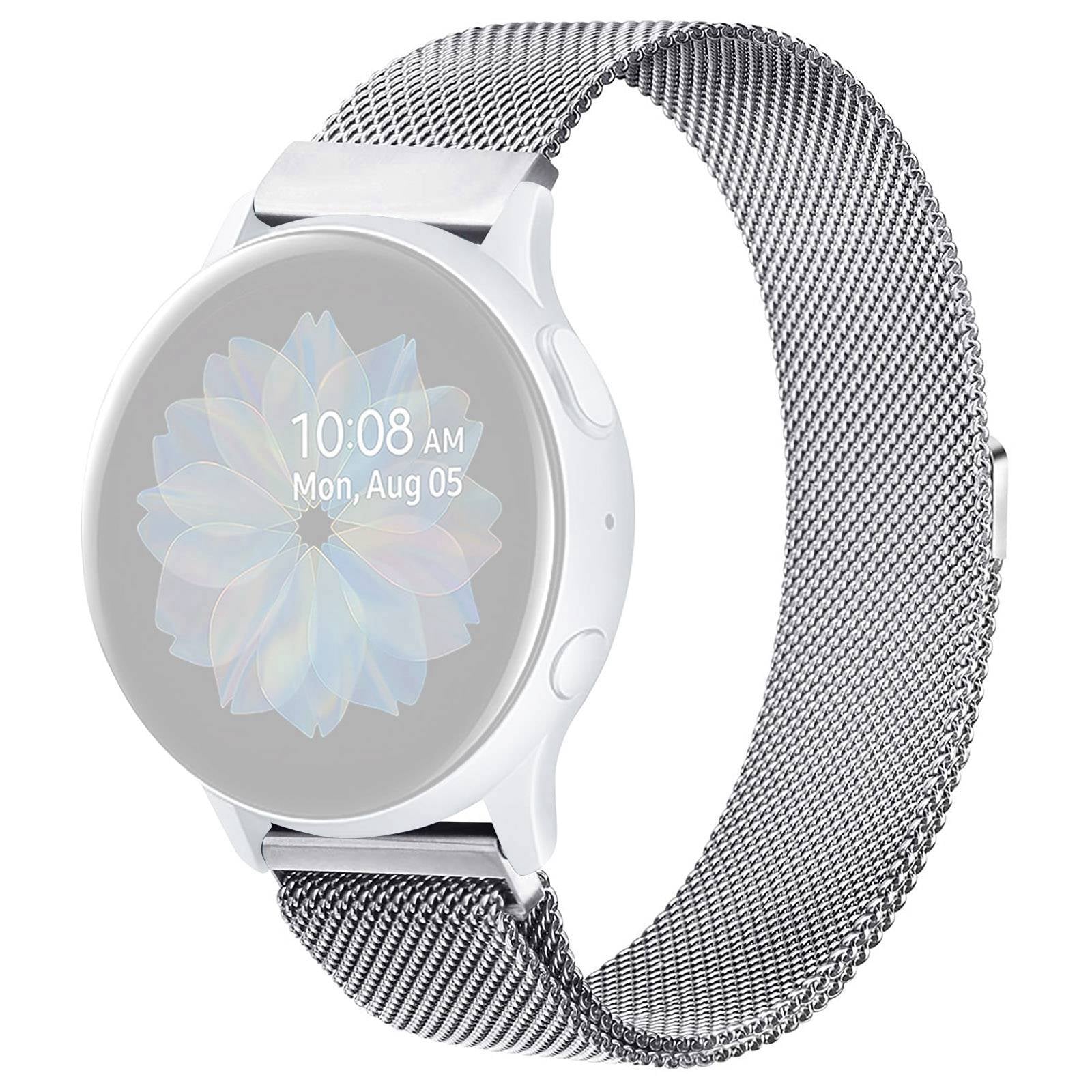 For Samsung Galaxy Watch 5 40mm 44mm Watch 5 Pro 45mm Milanese Smart Watch Band Metal Wrist Strap with Magnetic Buckle