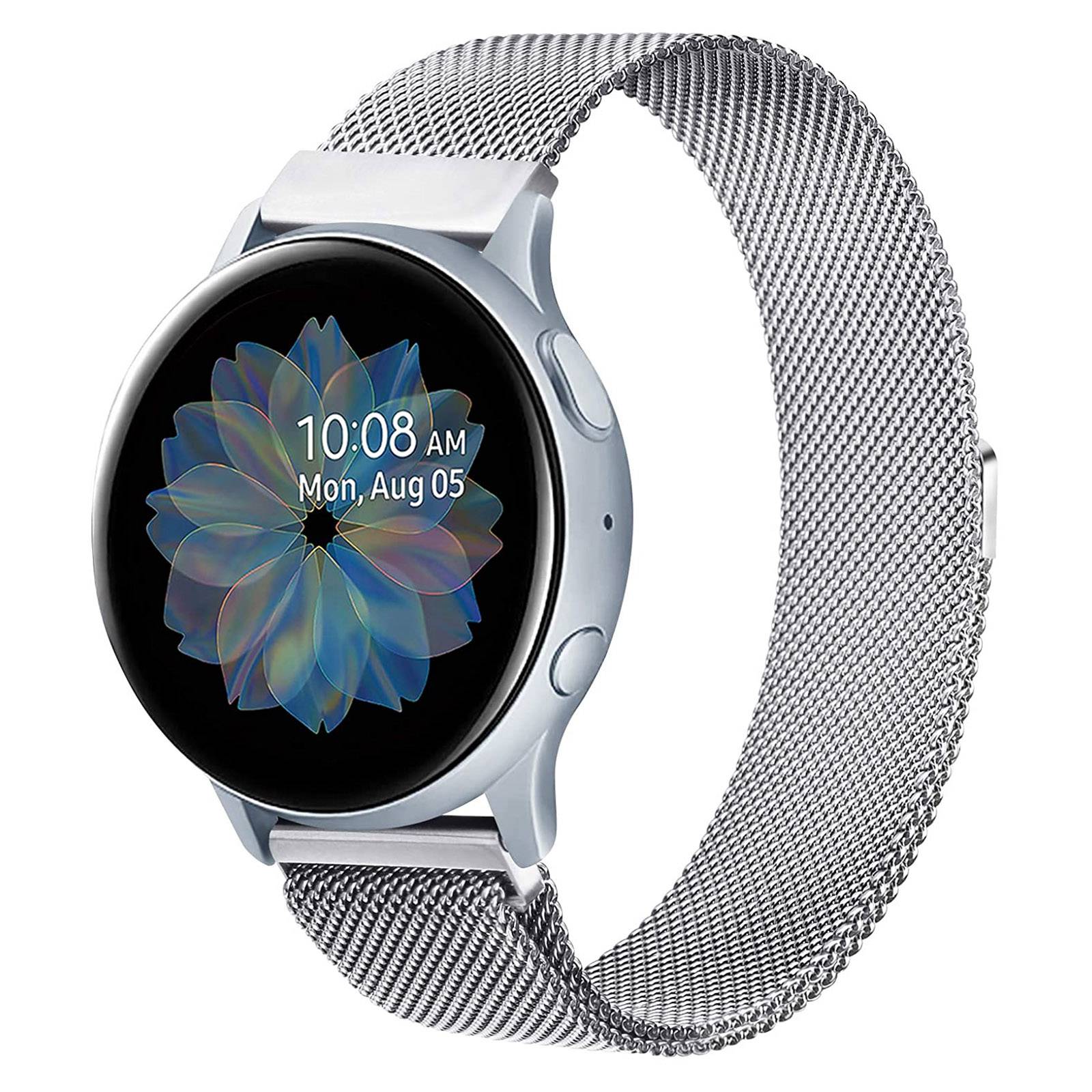 For Samsung Galaxy Watch 5 40mm 44mm Watch 5 Pro 45mm Milanese Smart Watch Band Metal Wrist Strap with Magnetic Buckle