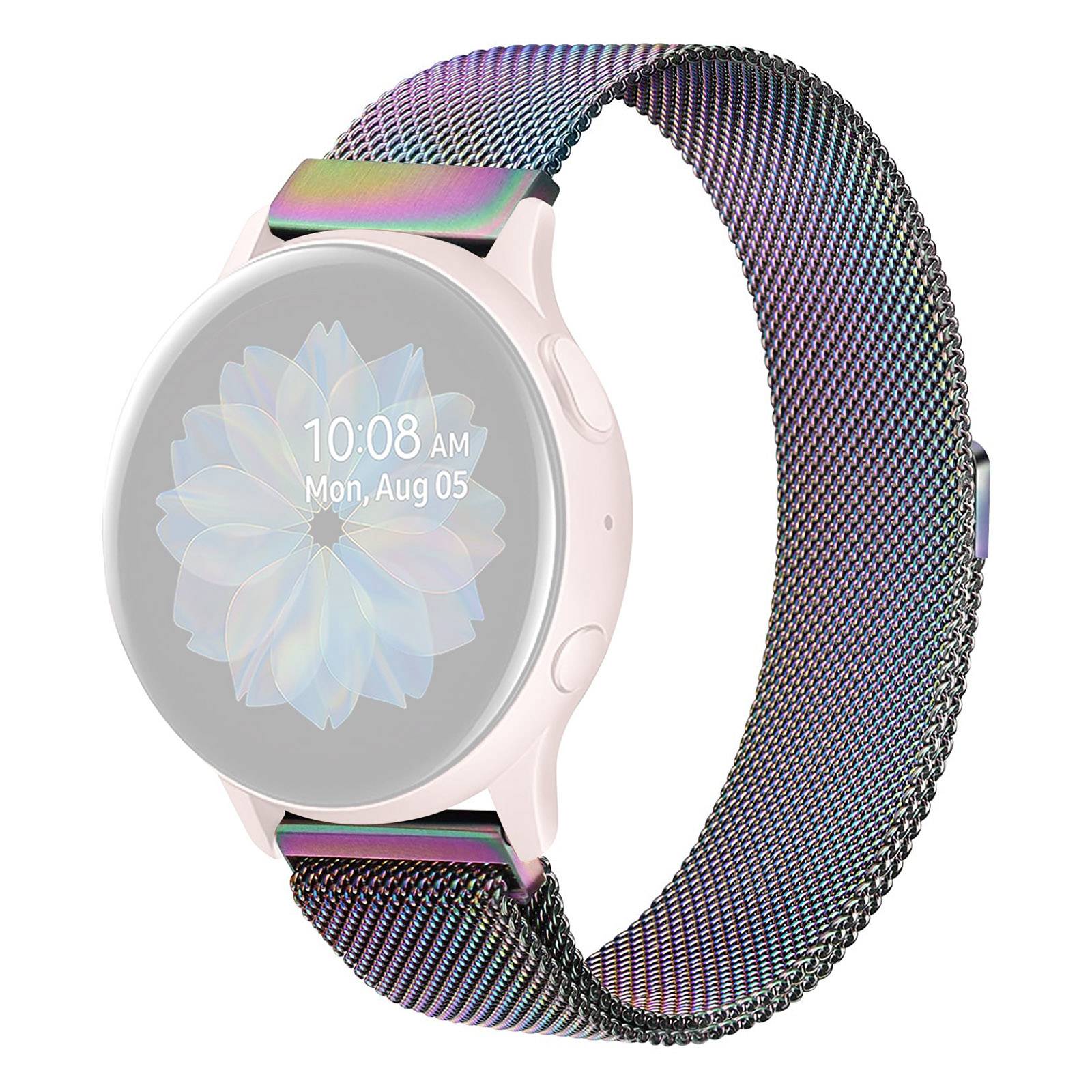 For Samsung Galaxy Watch 5 40mm 44mm Watch 5 Pro 45mm Milanese Smart Watch Band Metal Wrist Strap with Magnetic Buckle