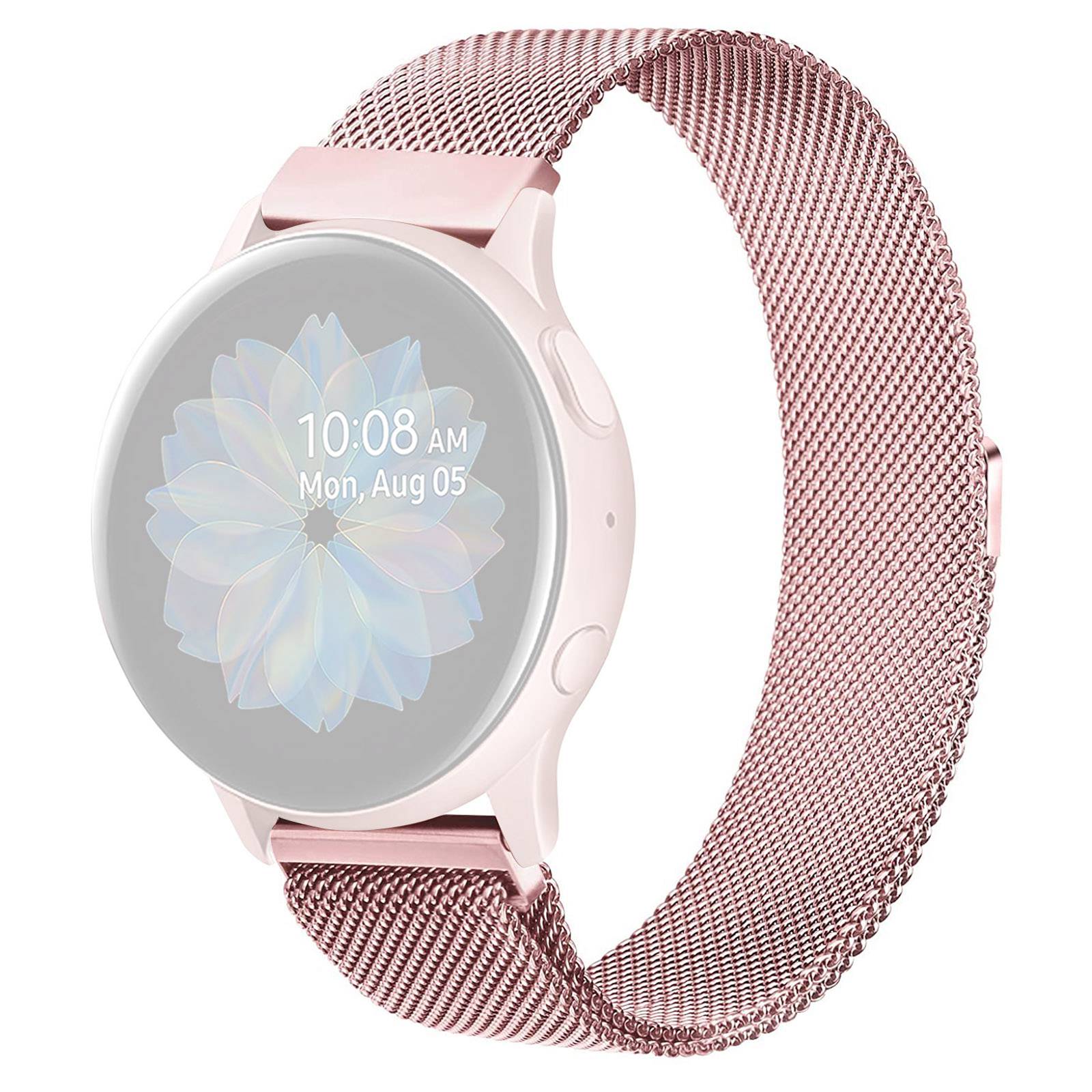 For Samsung Galaxy Watch 5 40mm 44mm Watch 5 Pro 45mm Milanese Smart Watch Band Metal Wrist Strap with Magnetic Buckle
