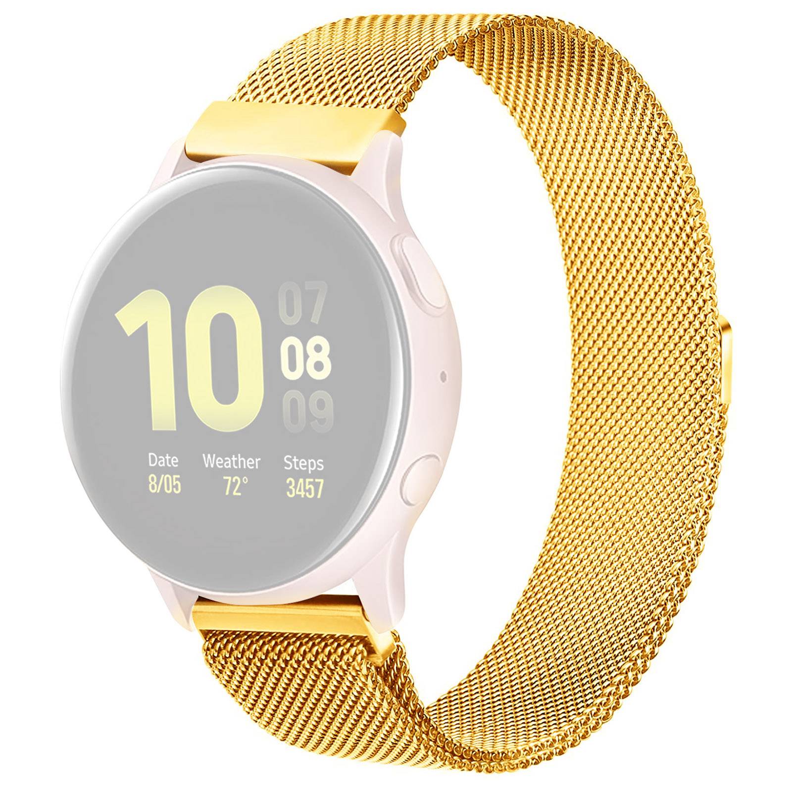 For Samsung Galaxy Watch 5 40mm 44mm Watch 5 Pro 45mm Milanese Smart Watch Band Metal Wrist Strap with Magnetic Buckle