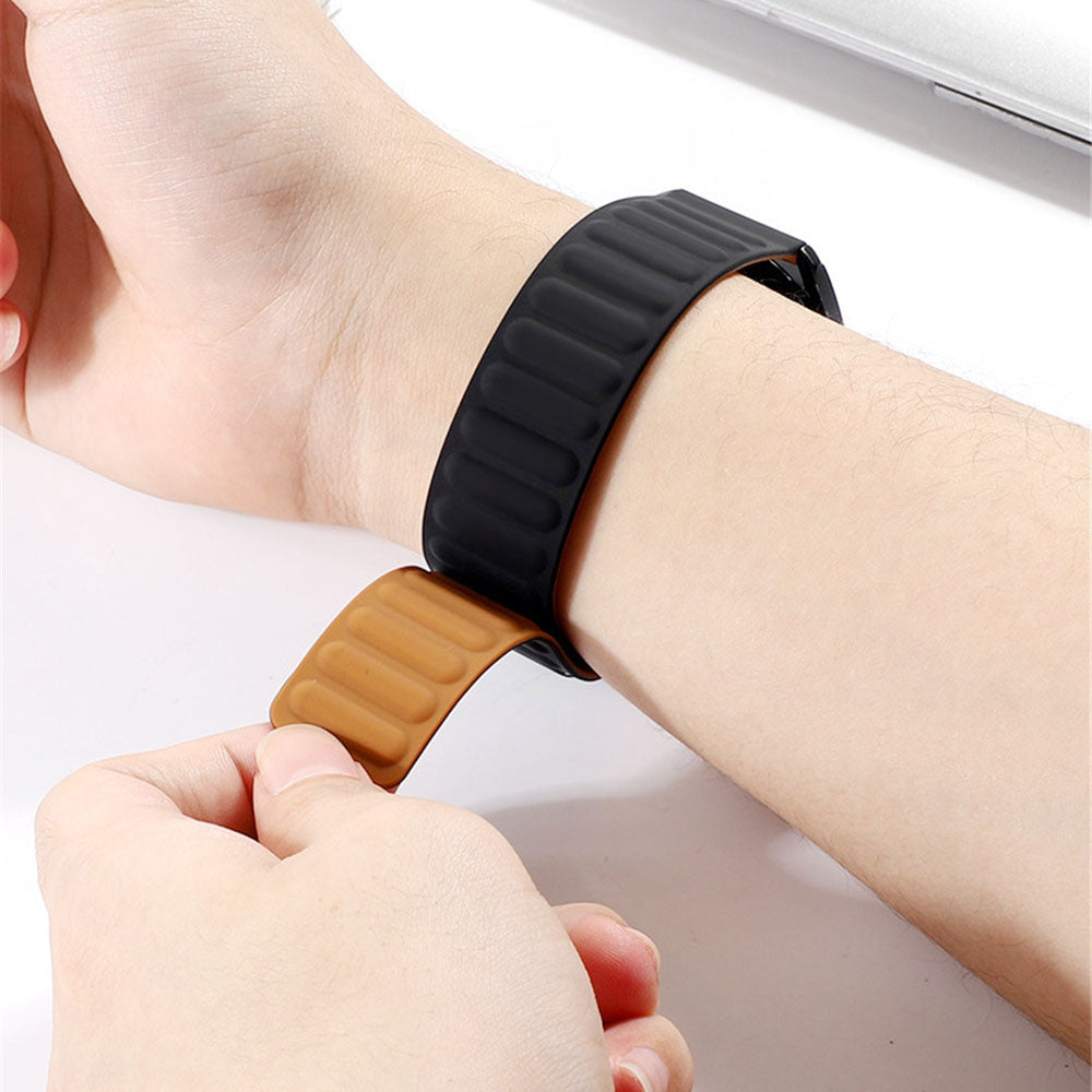 For Samsung Galaxy Watch 5 40mm 44mm Watch 5 Pro 45mm Magnetic Silicone Watch Band Replacement Wrist Strap