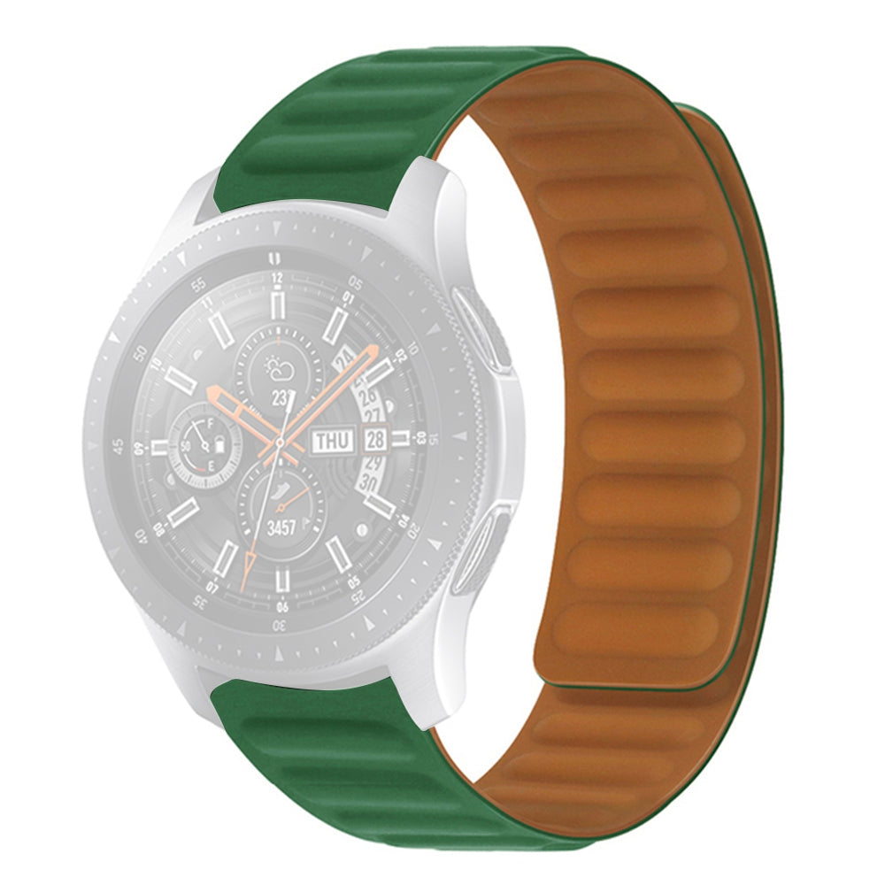 For Samsung Galaxy Watch 5 40mm 44mm Watch 5 Pro 45mm Magnetic Silicone Watch Band Replacement Wrist Strap