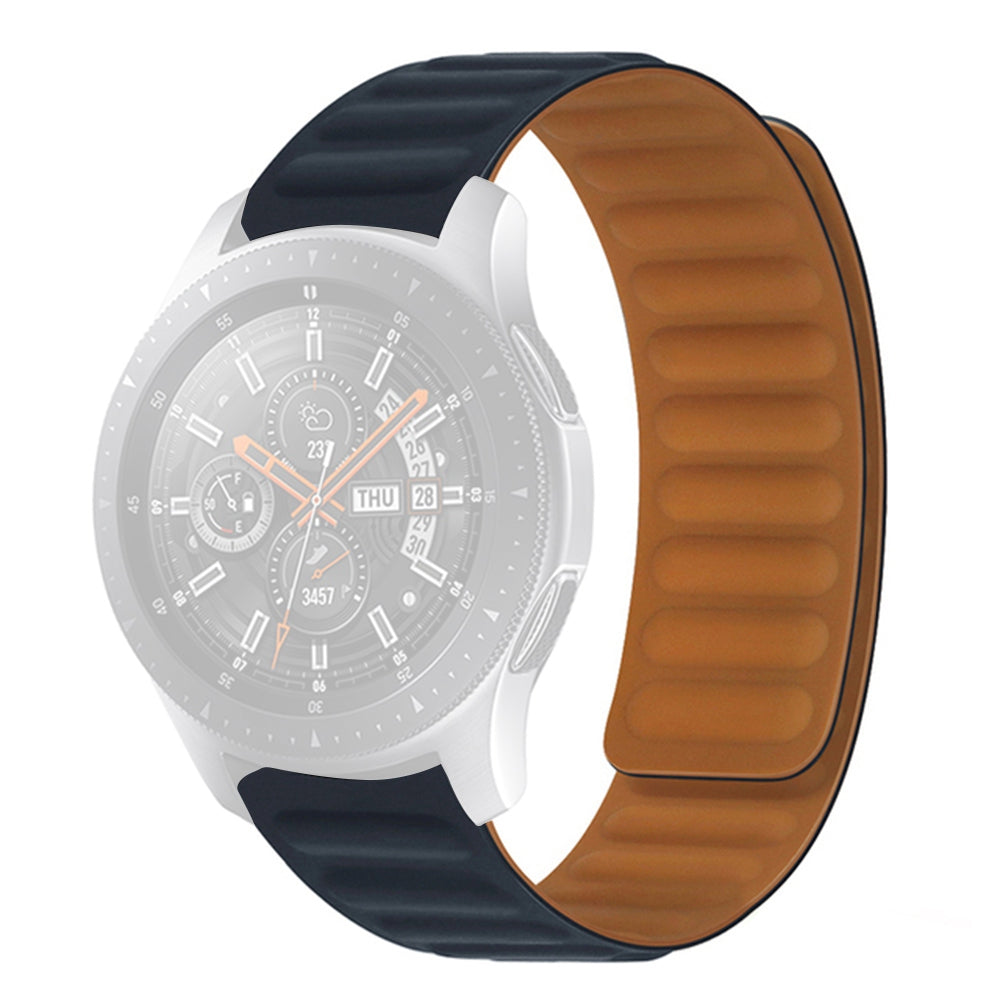 For Samsung Galaxy Watch 5 40mm 44mm Watch 5 Pro 45mm Magnetic Silicone Watch Band Replacement Wrist Strap