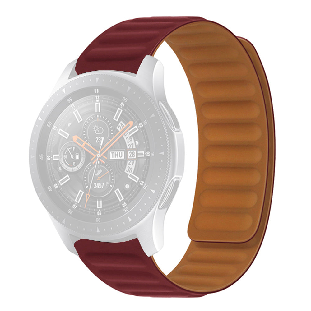 For Samsung Galaxy Watch 5 40mm 44mm Watch 5 Pro 45mm Magnetic Silicone Watch Band Replacement Wrist Strap