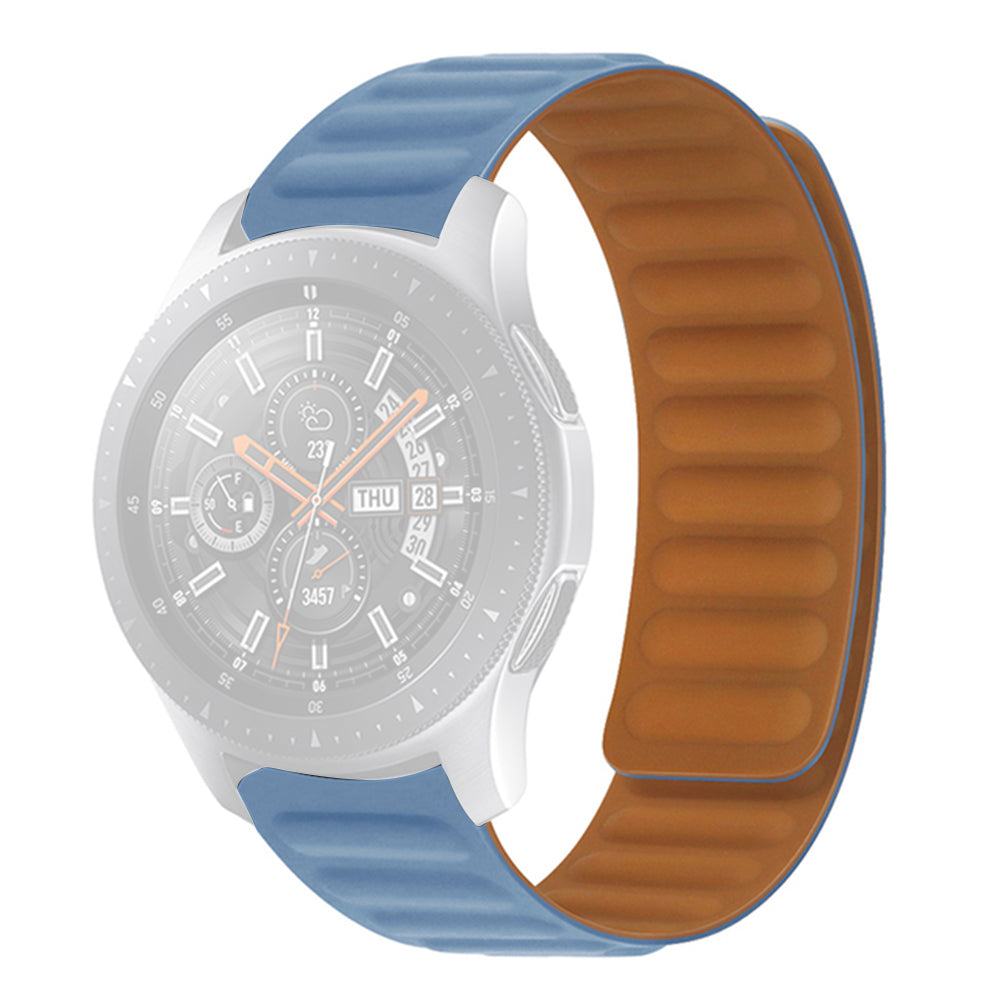 For Samsung Galaxy Watch 5 40mm 44mm Watch 5 Pro 45mm Magnetic Silicone Watch Band Replacement Wrist Strap