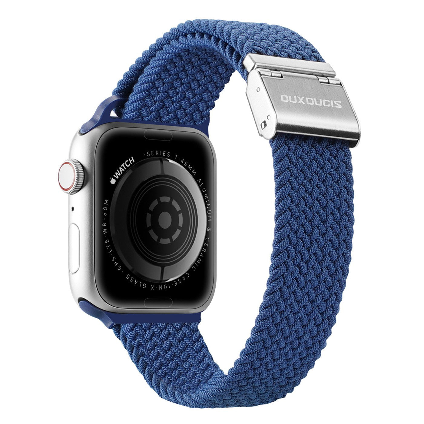DUX DUCIS For Apple Watch Ultra 2 49mm Series 9 45mm SE (2023) 44mm Ultra 49mm 8 7 45mm 6 5 4 SE (2022) SE 44mm 3 2 1 42mm Watch Band Replacement Braided Nylon Elastic Wrist Strap
