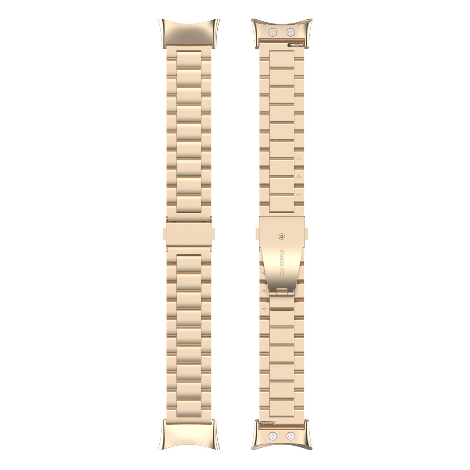 For Garmin Forerunner 45 45S Swim 2 Quick Release Watch Strap Metal Watch Band Replacement Strap with Folding Clasp