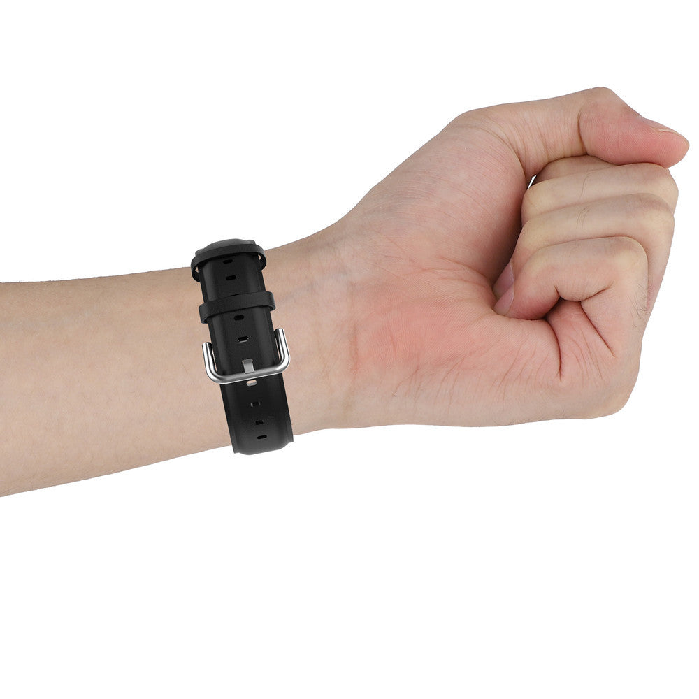 For Fitbit Versa 4 Sense 2 Watch Band Soft Genuine Leather Replacement Strap with Solid Buckle