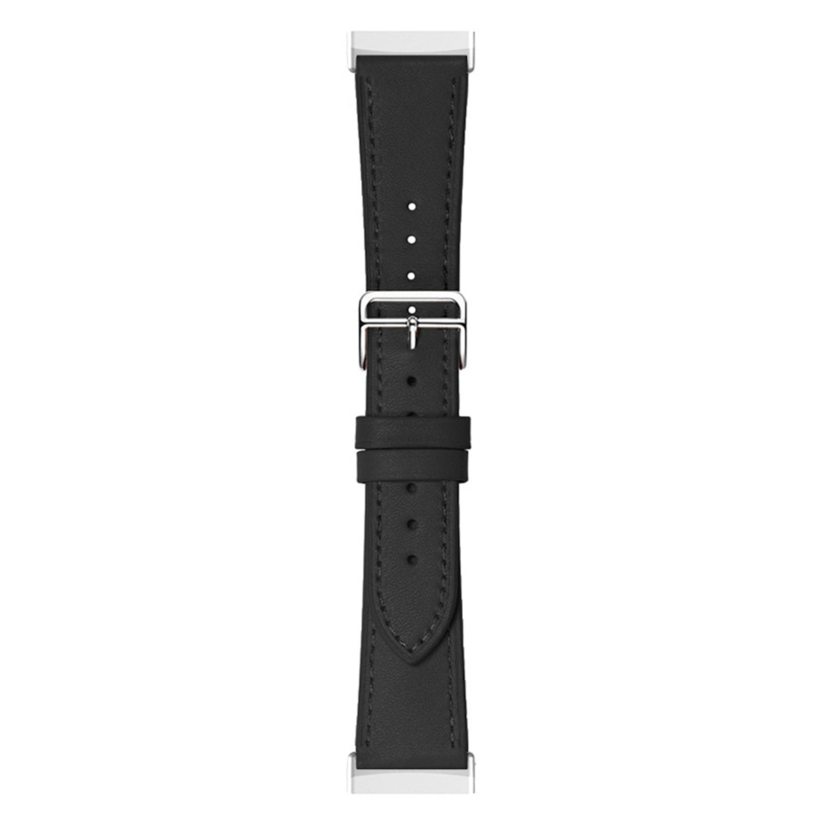 For Fitbit Versa 4 Sense 2 Watch Band with Stitching Genuine Leather Wristband Replacement Watch Strap
