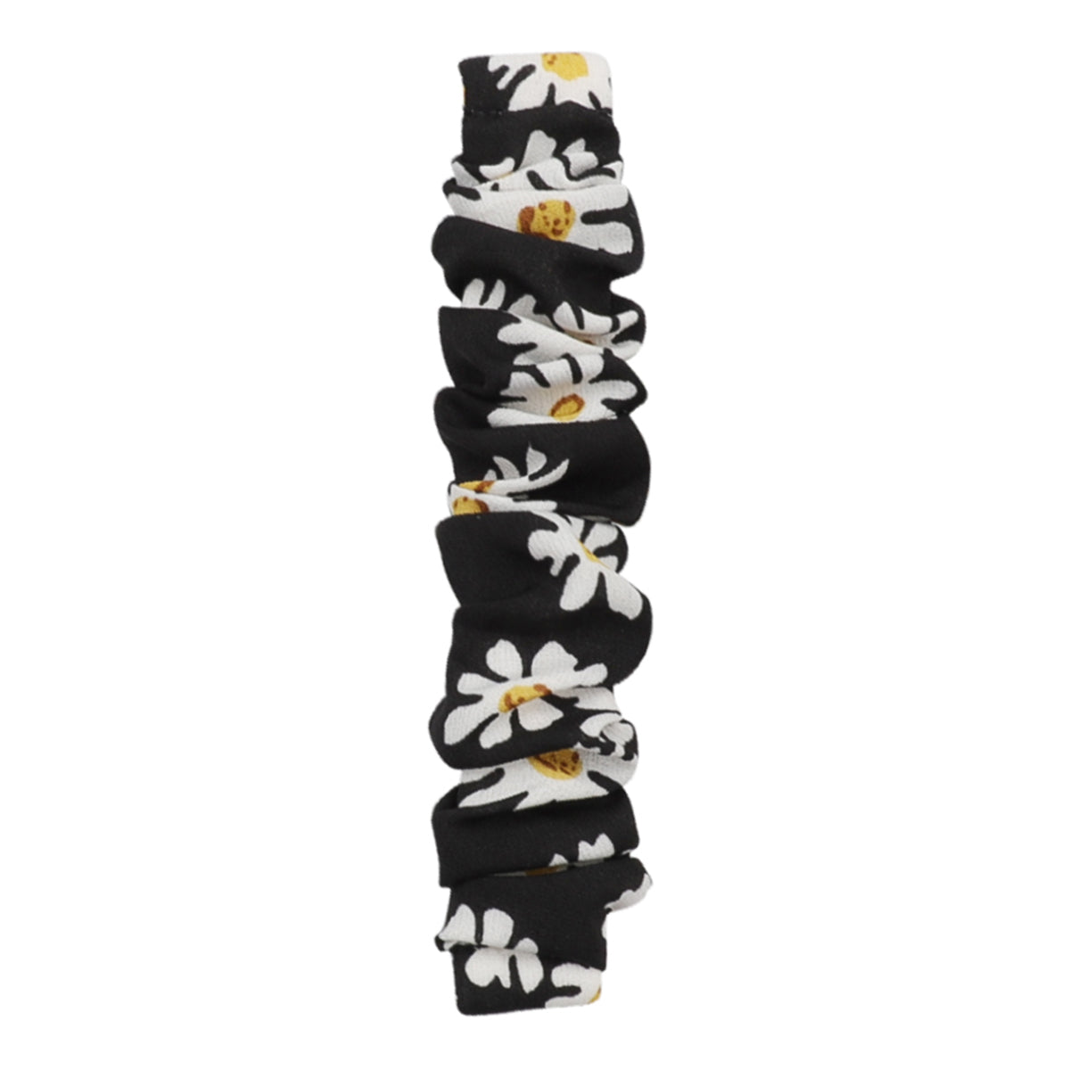 For Fitbit Versa 4 Sense 2 Elastic Scrunchie Watch Band Fabric Pattern Printed Hair Band Strap Bracelet