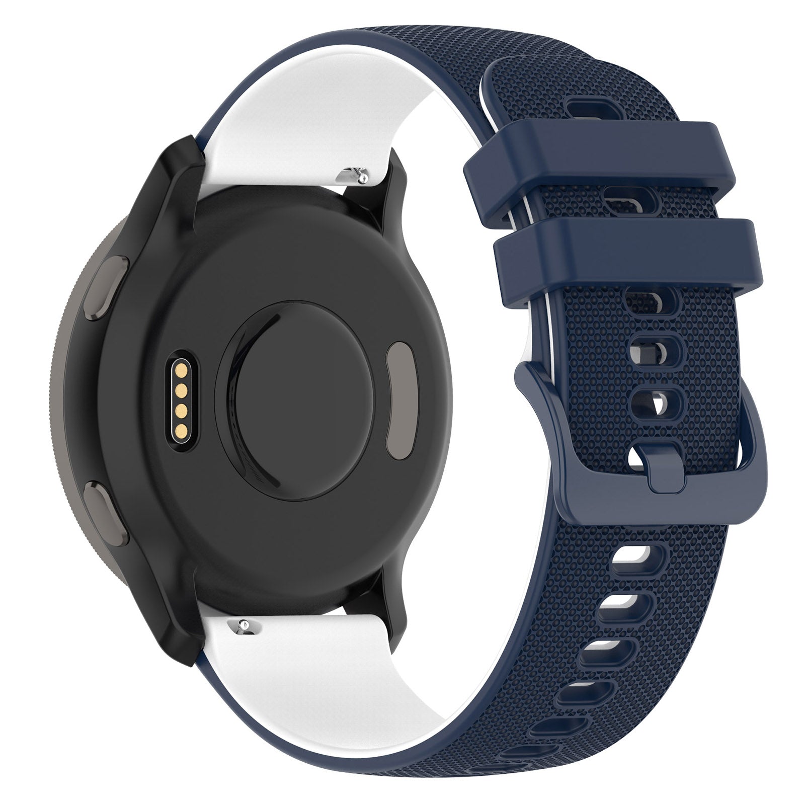 For Samsung Galaxy Watch3 45mm Huawei Watch 3 Garmin Forerunner 255 Apex 46mm Silicone Watch Band 22mm Dual Color Adjustable Wrist Strap