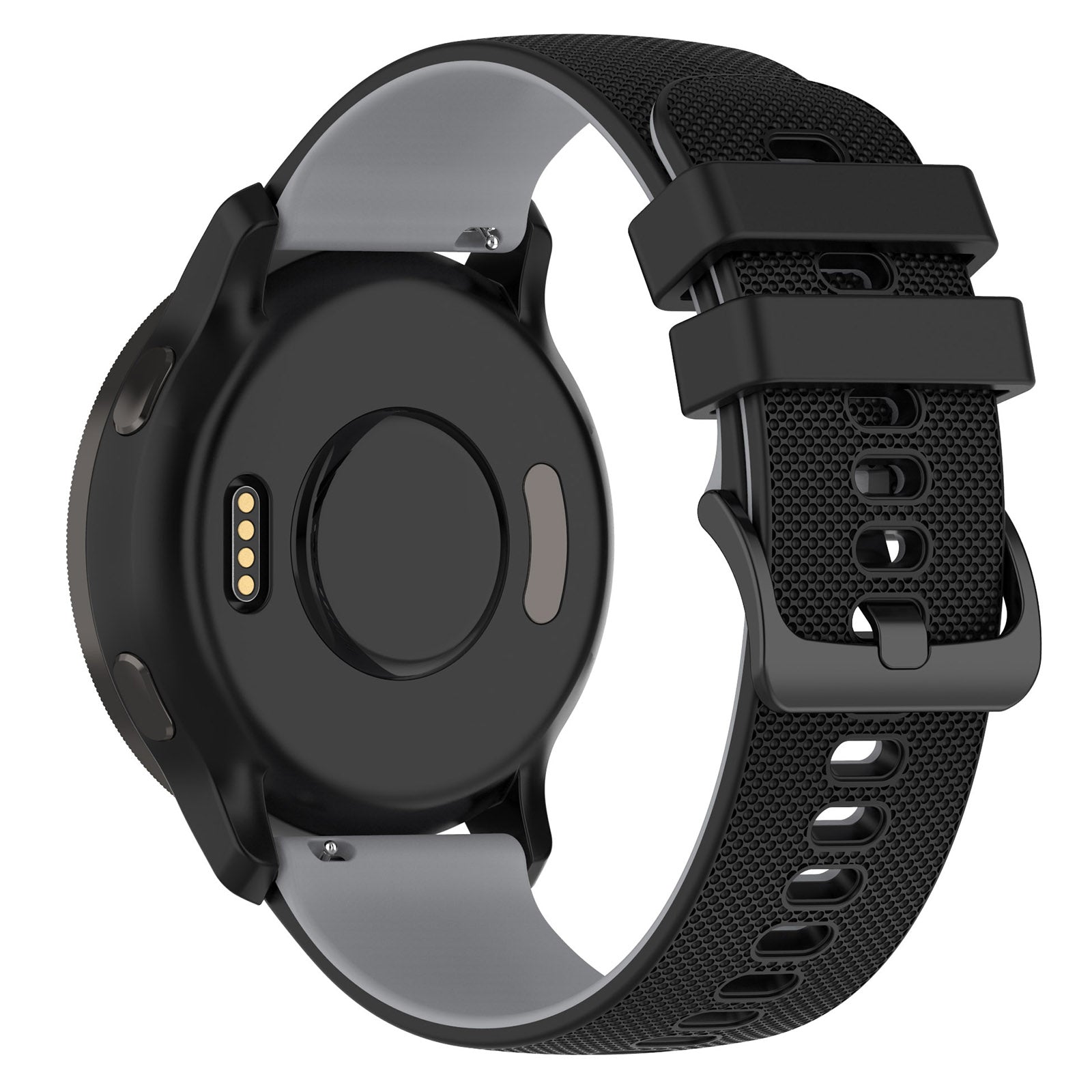 For Samsung Galaxy Watch3 45mm Huawei Watch 3 Garmin Forerunner 255 Apex 46mm Silicone Watch Band 22mm Dual Color Adjustable Wrist Strap
