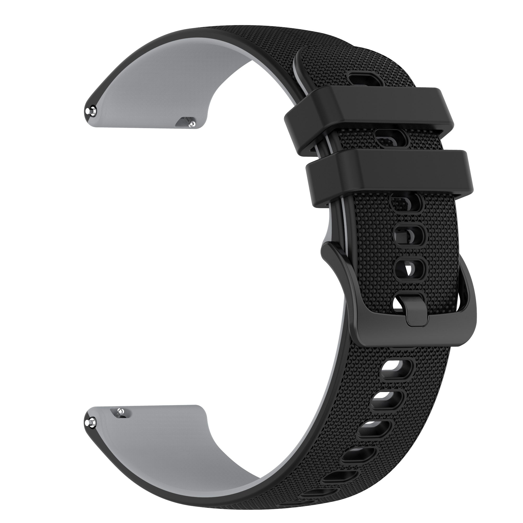 For Samsung Galaxy Watch3 45mm Huawei Watch 3 Garmin Forerunner 255 Apex 46mm Silicone Watch Band 22mm Dual Color Adjustable Wrist Strap