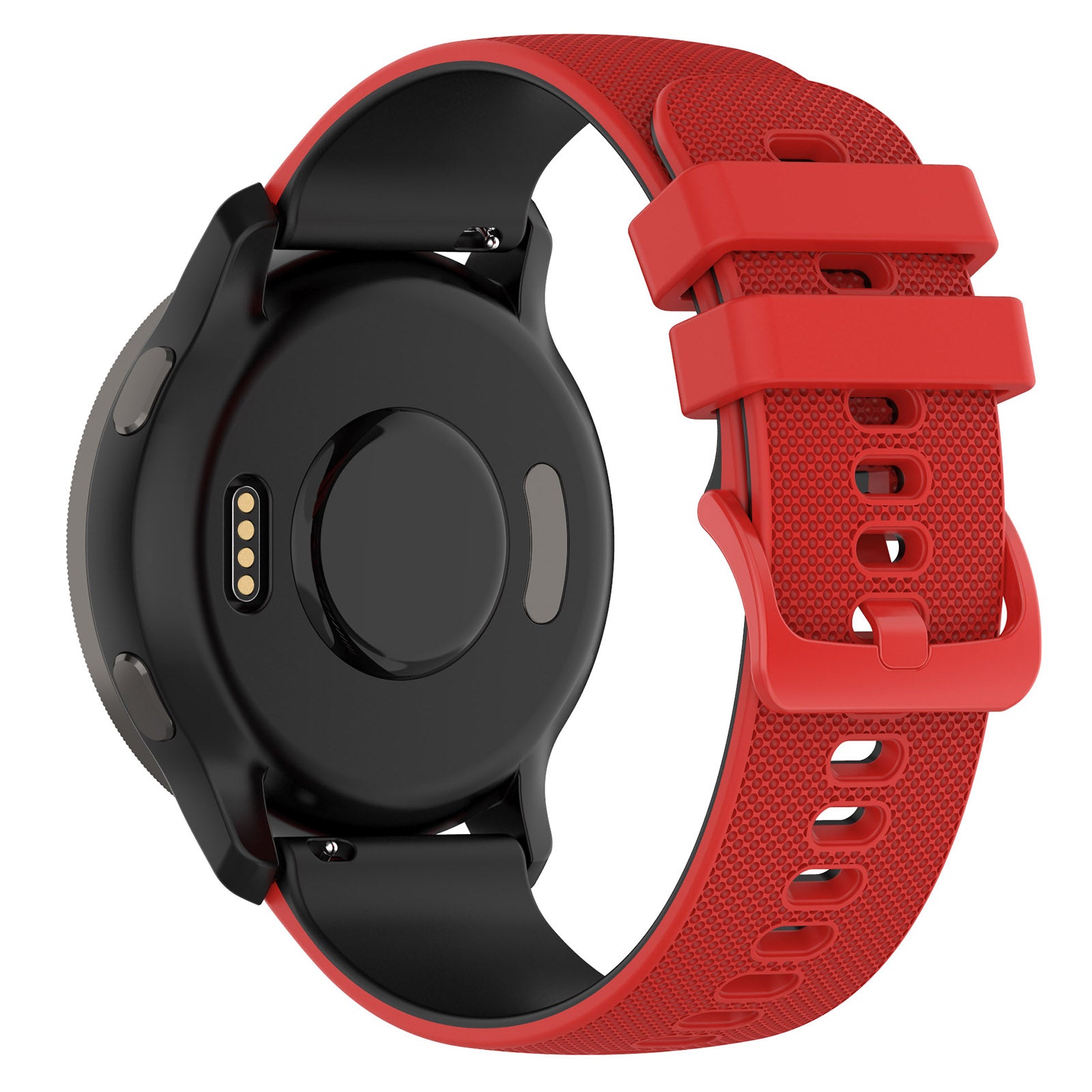 For Samsung Galaxy Watch3 45mm Huawei Watch 3 Garmin Forerunner 255 Apex 46mm Silicone Watch Band 22mm Dual Color Adjustable Wrist Strap