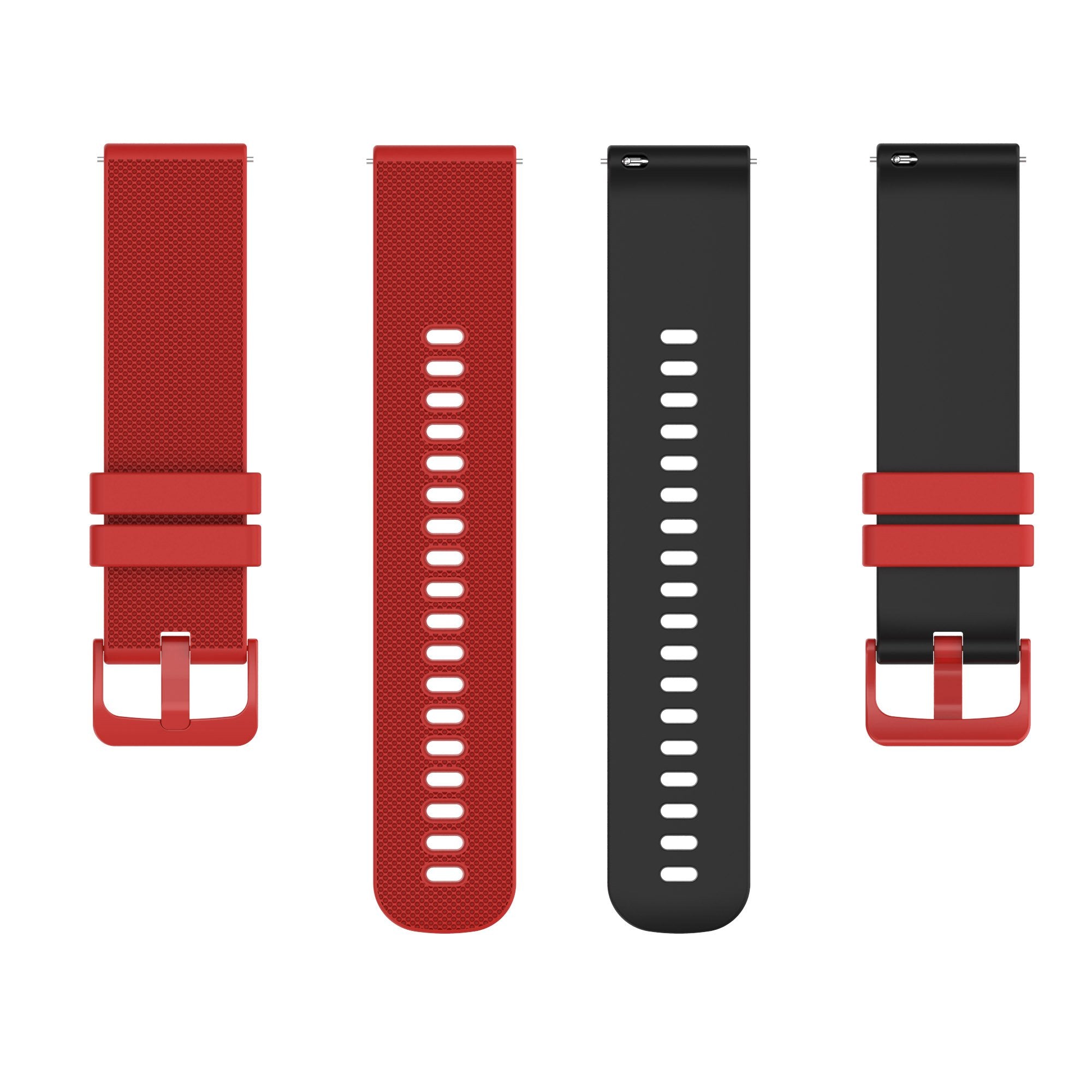 For Samsung Galaxy Watch3 45mm Huawei Watch 3 Garmin Forerunner 255 Apex 46mm Silicone Watch Band 22mm Dual Color Adjustable Wrist Strap