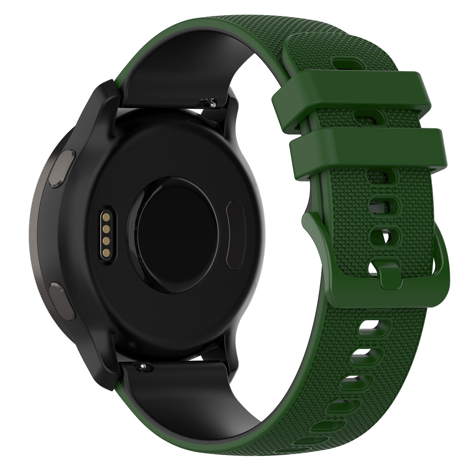 For Samsung Galaxy Watch3 45mm Huawei Watch 3 Garmin Forerunner 255 Apex 46mm Silicone Watch Band 22mm Dual Color Adjustable Wrist Strap