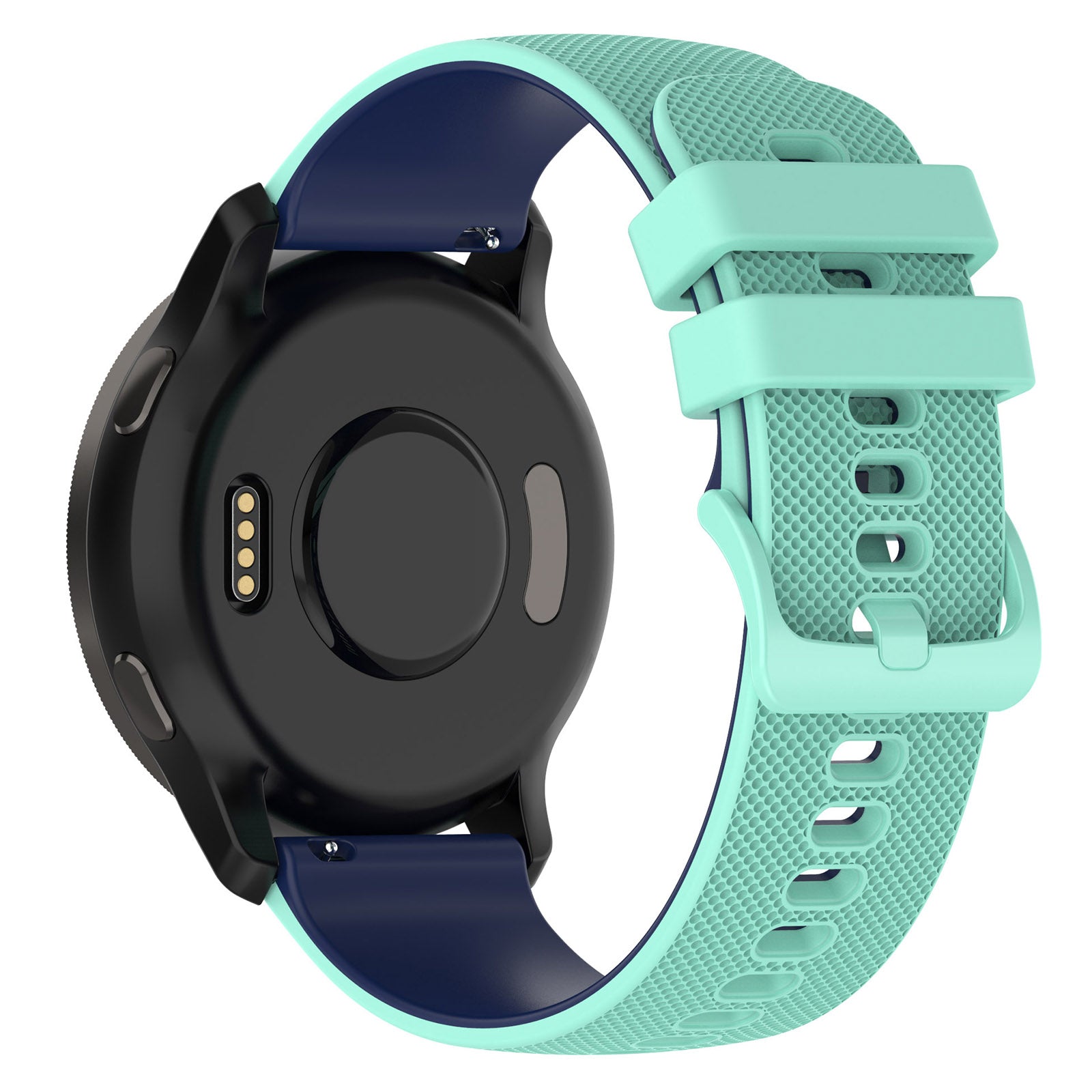 For Samsung Galaxy Watch3 45mm Huawei Watch 3 Garmin Forerunner 255 Apex 46mm Silicone Watch Band 22mm Dual Color Adjustable Wrist Strap