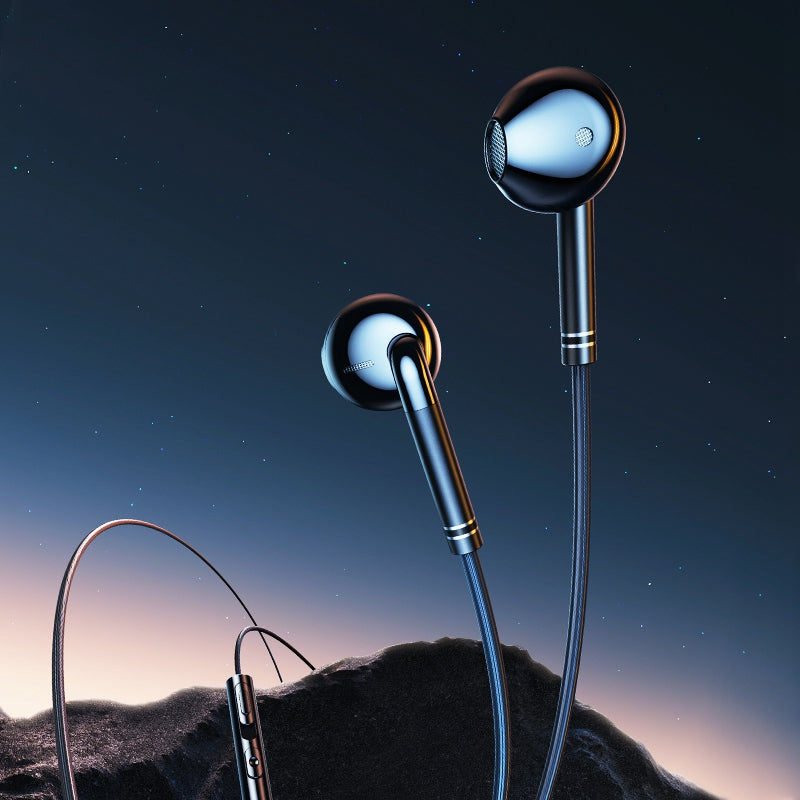 XUNDD 016 Type-C Wired Semi-in-ear Earphone Phone Tablet Laptop Music Headset with Wire Control Mic