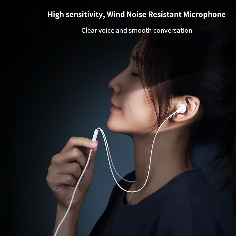 XUNDD 016 Type-C Wired Semi-in-ear Earphone Phone Tablet Laptop Music Headset with Wire Control Mic
