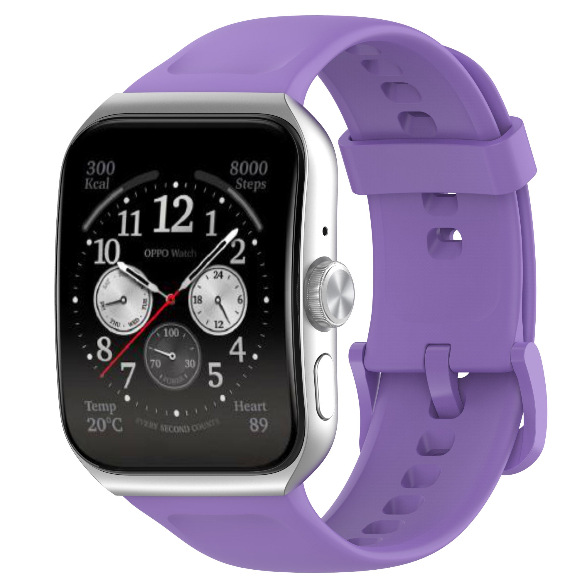 For Oppo Watch 3 Pro Silicone Watch Band Soft Sport Replacement Wrist Strap