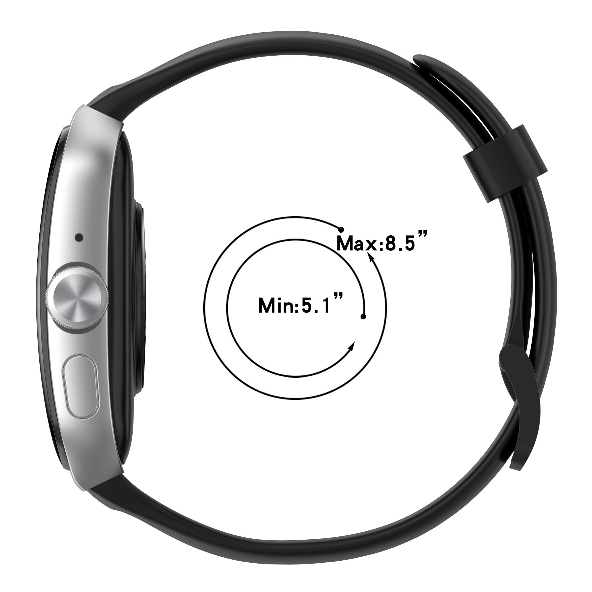 For Oppo Watch 3 Pro Silicone Watch Band Soft Sport Replacement Wrist Strap