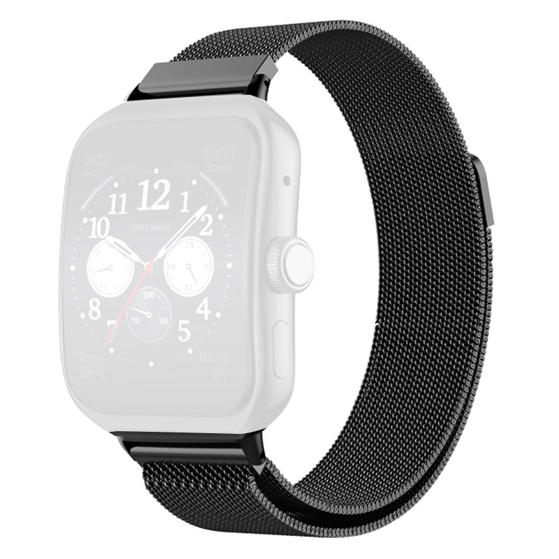 For Oppo Watch 3 Pro Milanese Mesh Smart Watch Strap Metal Wrist Band Replacement