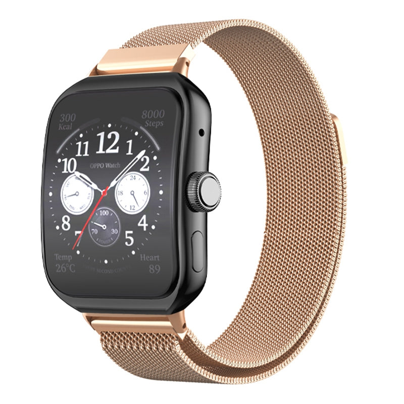 For Oppo Watch 3 Pro Milanese Mesh Smart Watch Strap Metal Wrist Band Replacement
