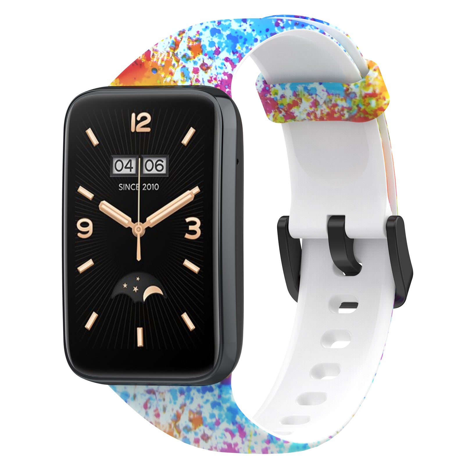 For Xiaomi Mi Band 7 Pro Sport Band Soft Silicone Pattern Printing Replacement Wristband Standard Size