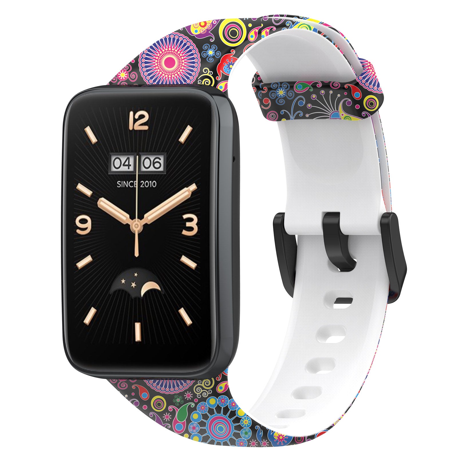 For Xiaomi Mi Band 7 Pro Sport Band Soft Silicone Pattern Printing Replacement Wristband Standard Size
