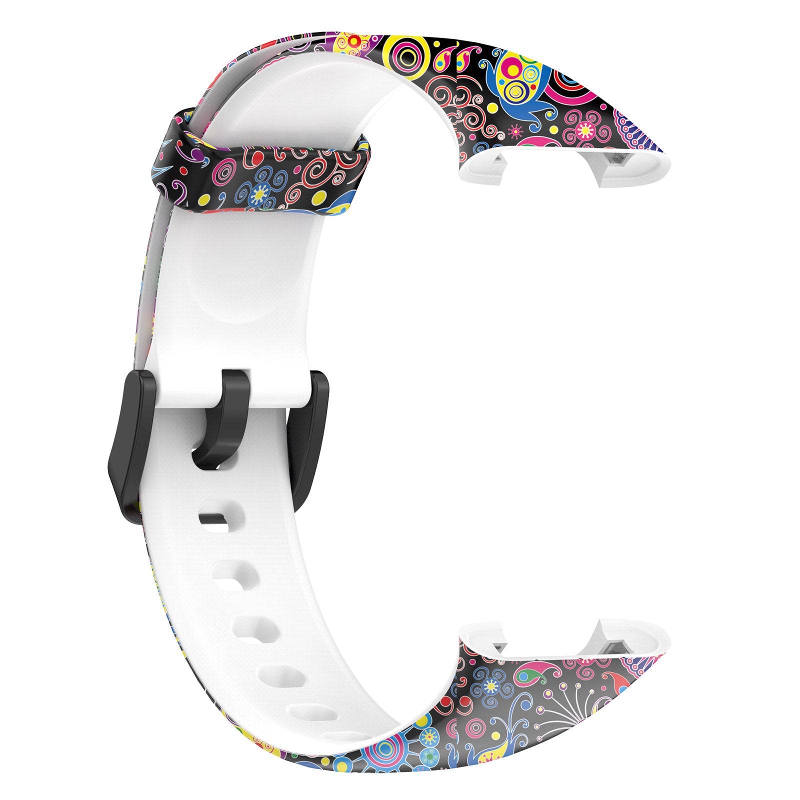 For Xiaomi Mi Band 7 Pro Sport Band Soft Silicone Pattern Printing Replacement Wristband Standard Size