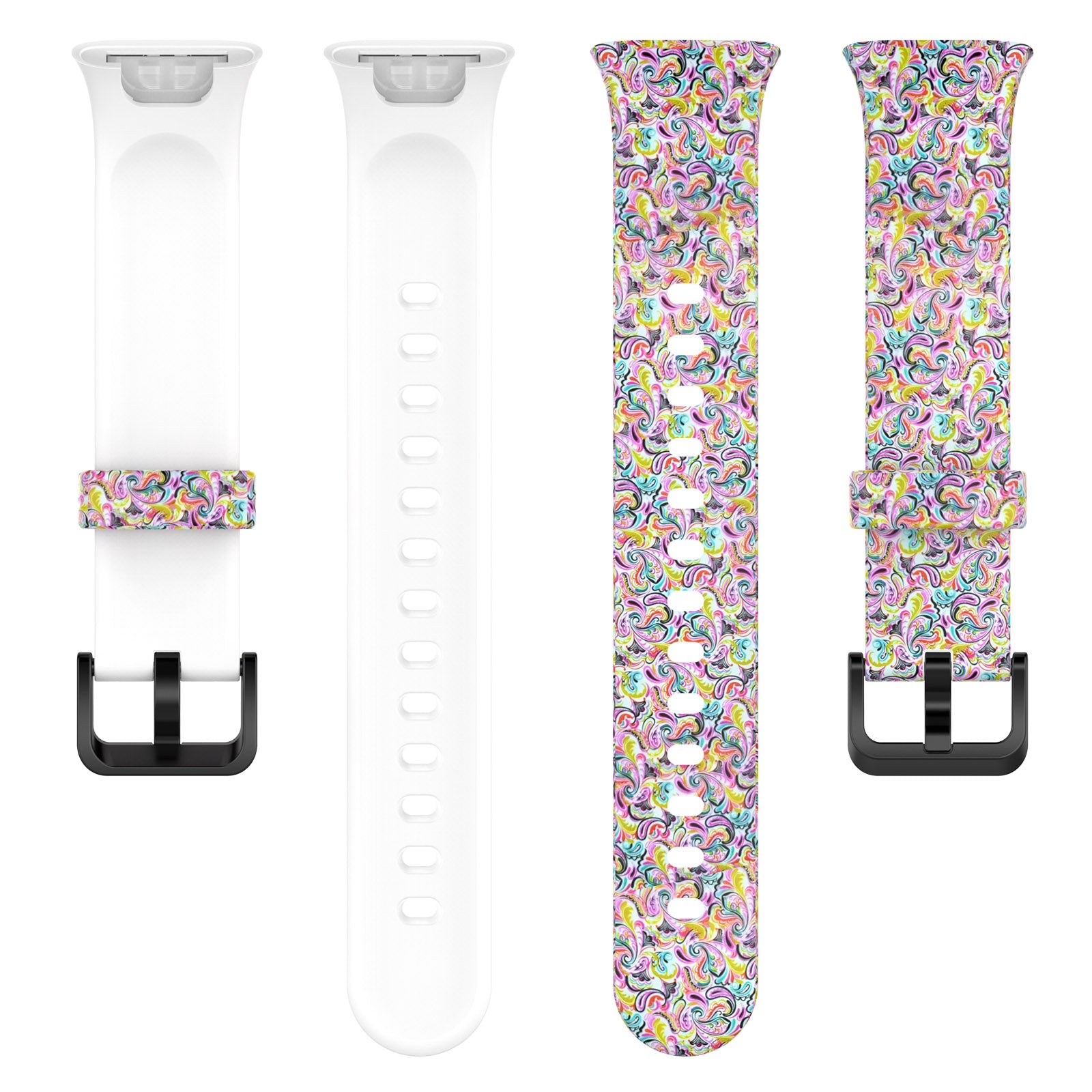 For Xiaomi Mi Band 7 Pro Sport Band Soft Silicone Pattern Printing Replacement Wristband Standard Size