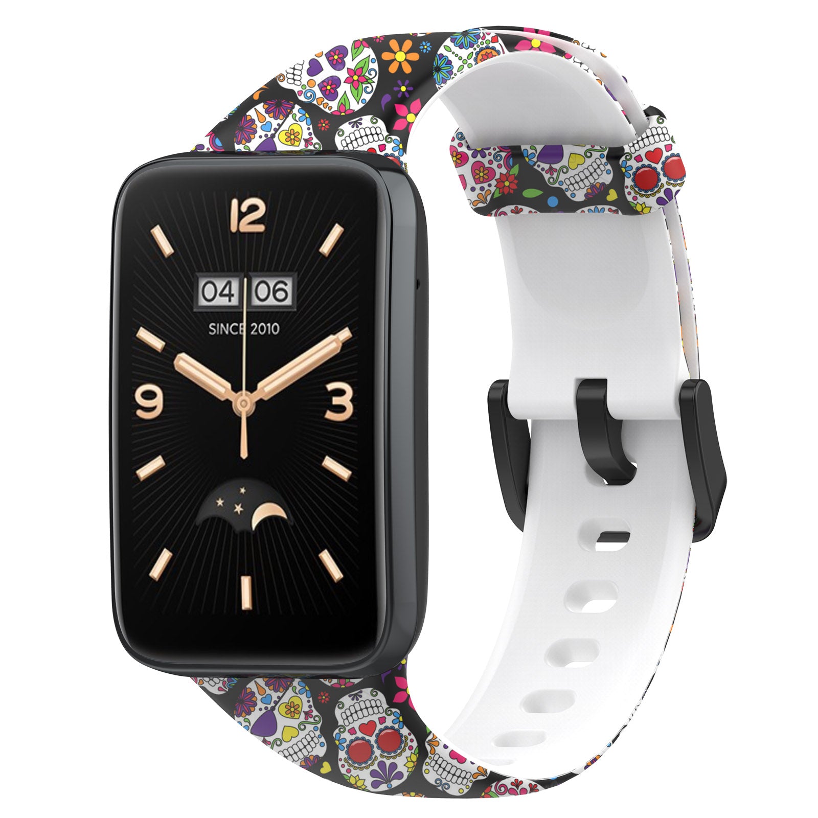 For Xiaomi Mi Band 7 Pro Sport Band Soft Silicone Pattern Printing Replacement Wristband Standard Size