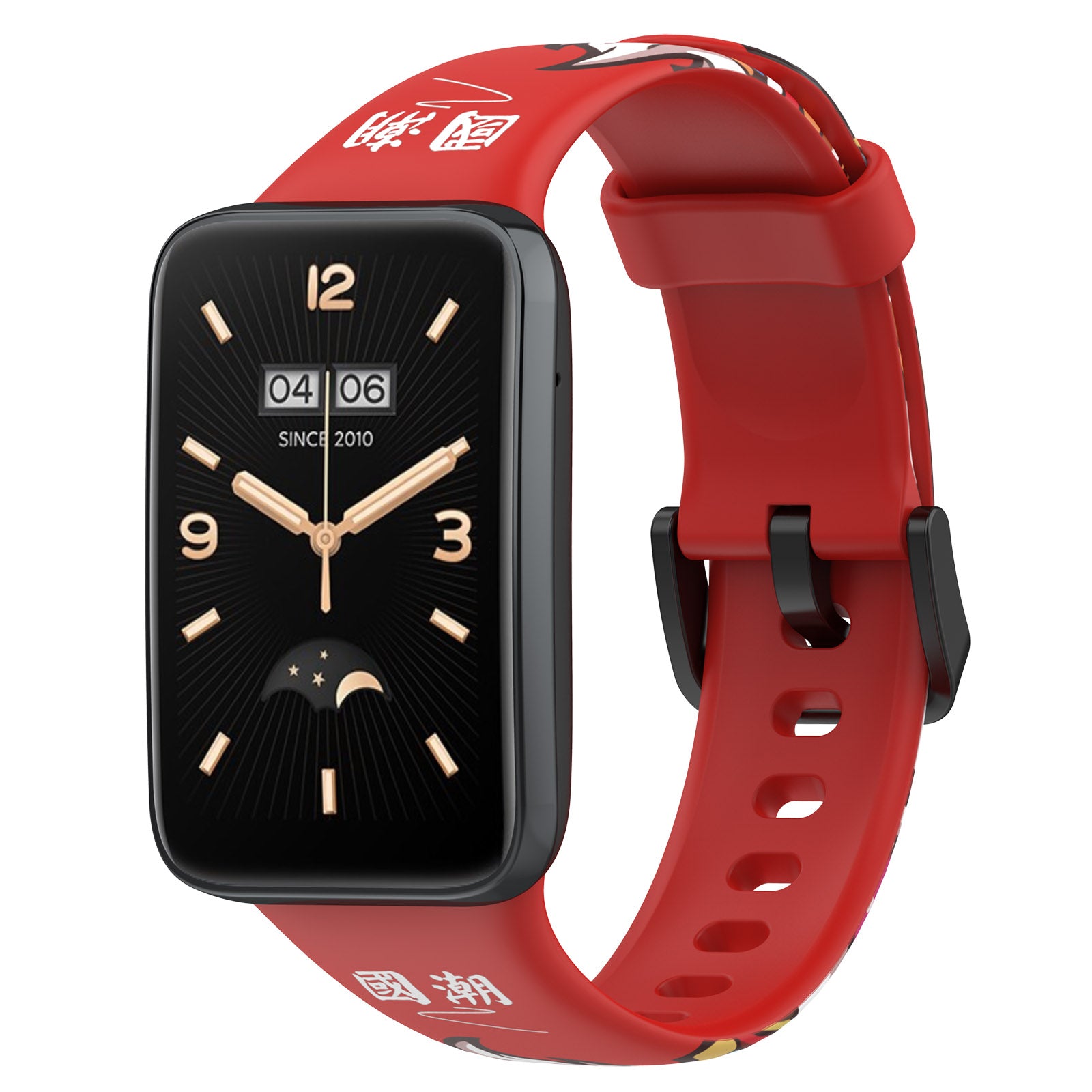 For Xiaomi Mi Band 7 Pro Sport Band Soft Silicone Pattern Printing Replacement Wristband Standard Size