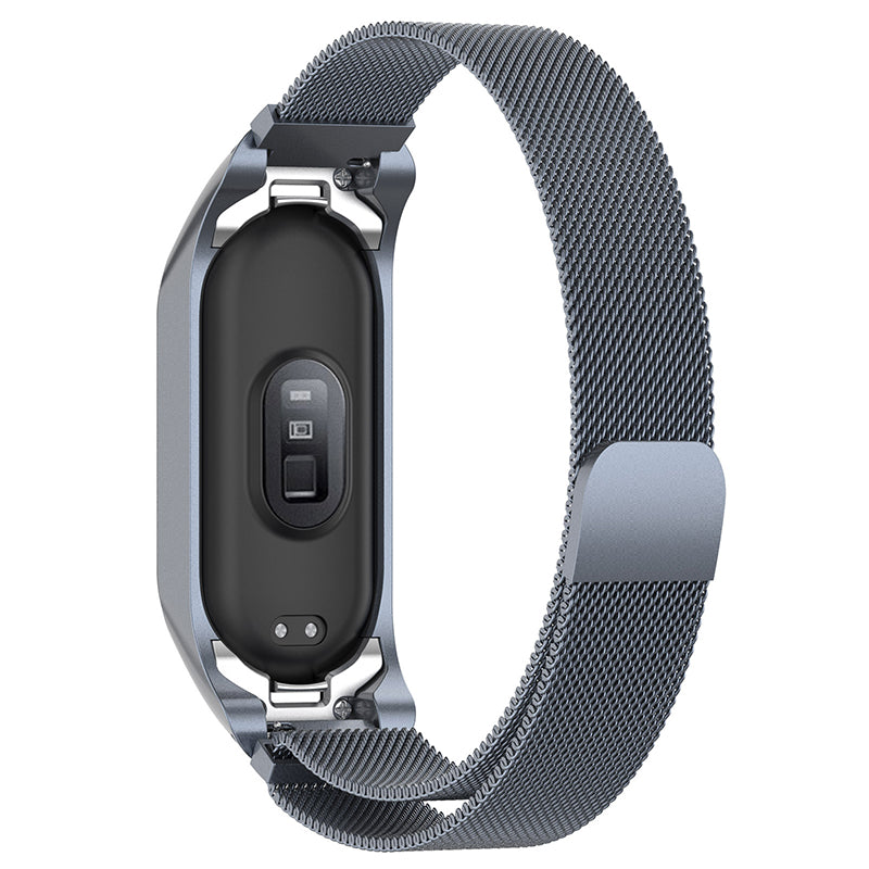 For Xiaomi Mi Band 7 Mi Band 7 NFC Milanese Mesh Smart Watch Band Replacement Metal Wrist Strap