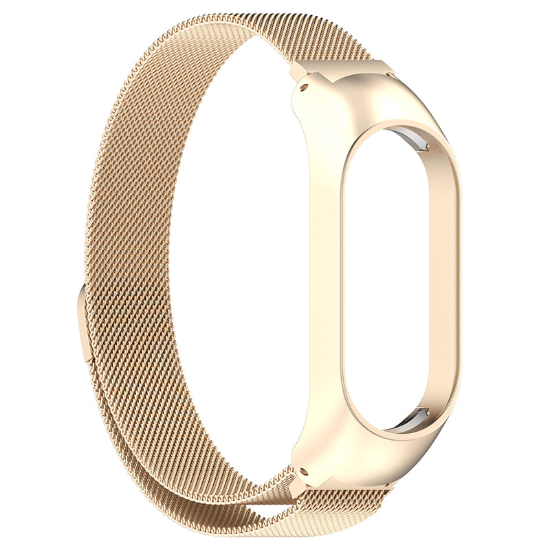 For Xiaomi Mi Band 7 Mi Band 7 NFC Milanese Mesh Smart Watch Band Replacement Metal Wrist Strap