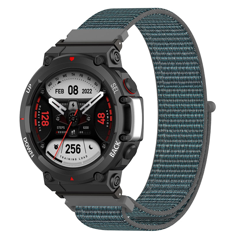 For Huami Amazfit T-Rex 2 Loop Sport Watch Strap Nylon Breathable Replacement Fastening Watchband Standard Size