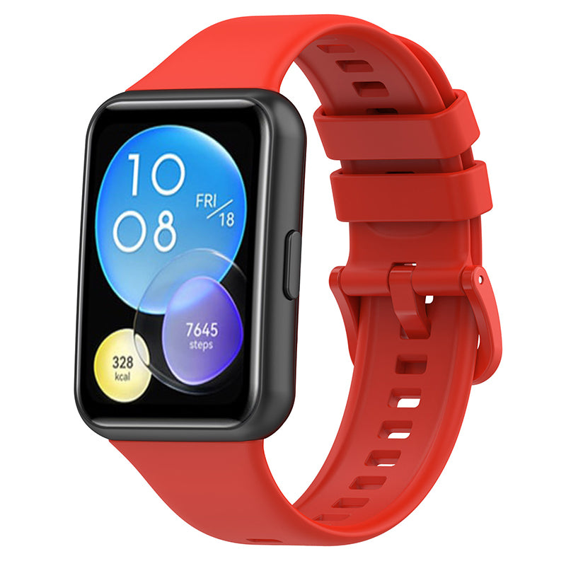 For Huawei Watch Fit 2 Fit 2 Active Classic Elegant Silicone Watch Strap Soft Sport Replacement Watch Band
